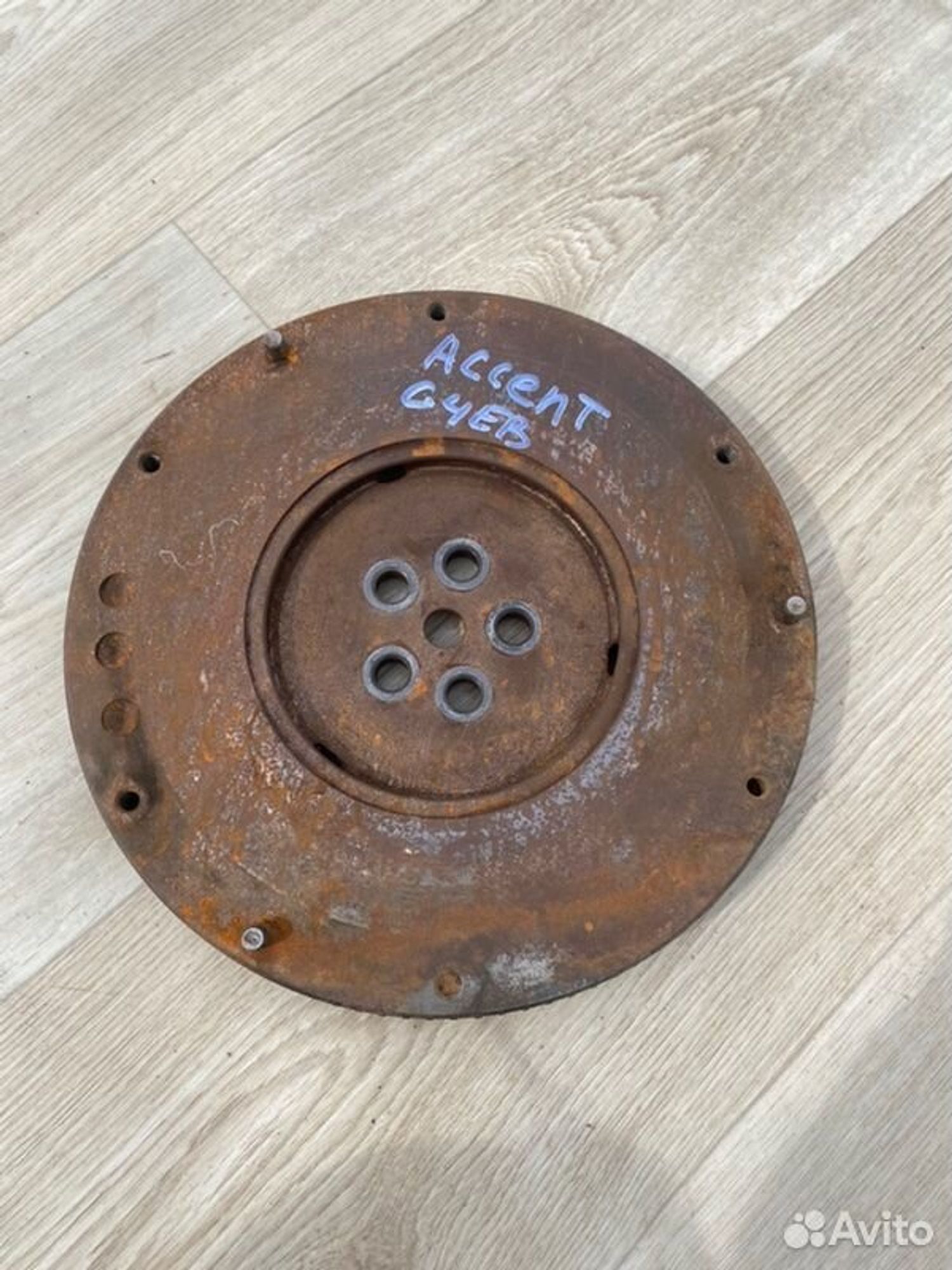 Маховик МКПП Hyundai Accent G4EB 2006, 1200 рублей, Семиозерка