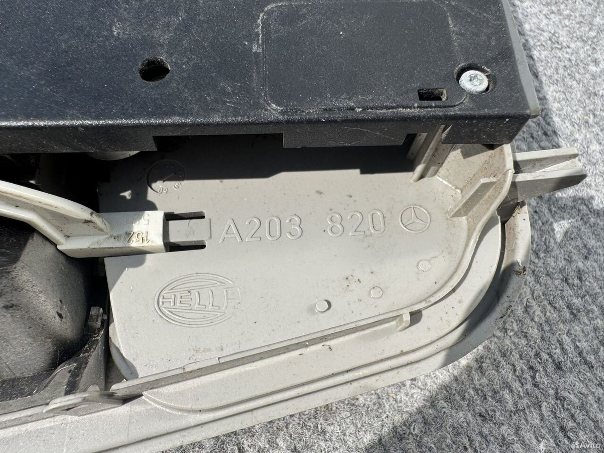 Плафон освещения салона Mercedes w203 c230, 1500 рублей, Семиозерка