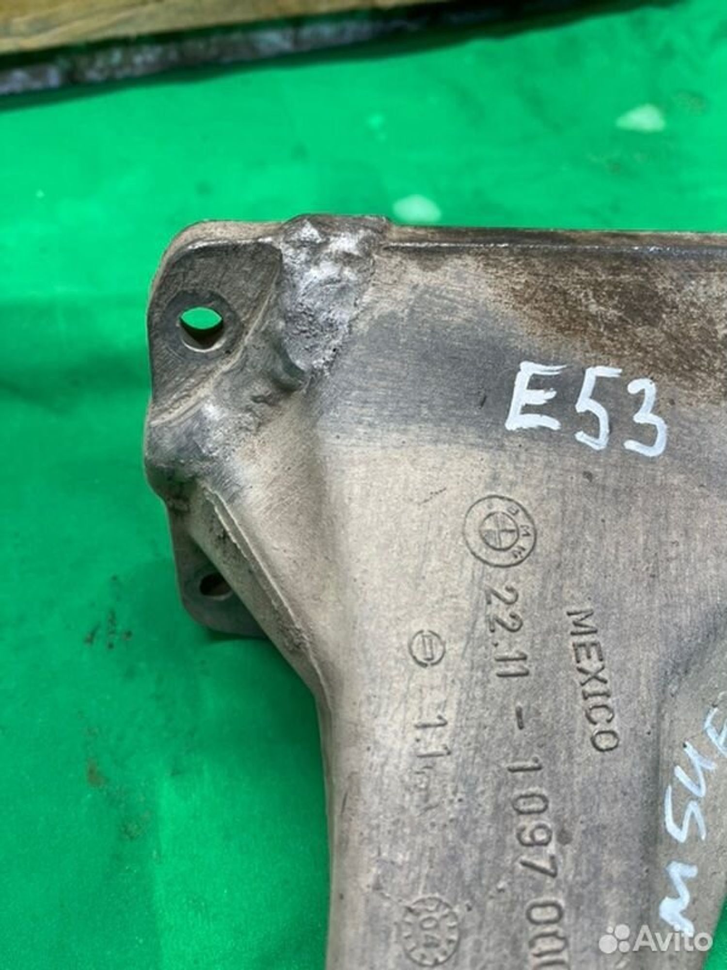 Кронштейн опоры двигателя левый Bmw X5 E53 M54B30, 1000 рублей, Семиозерка