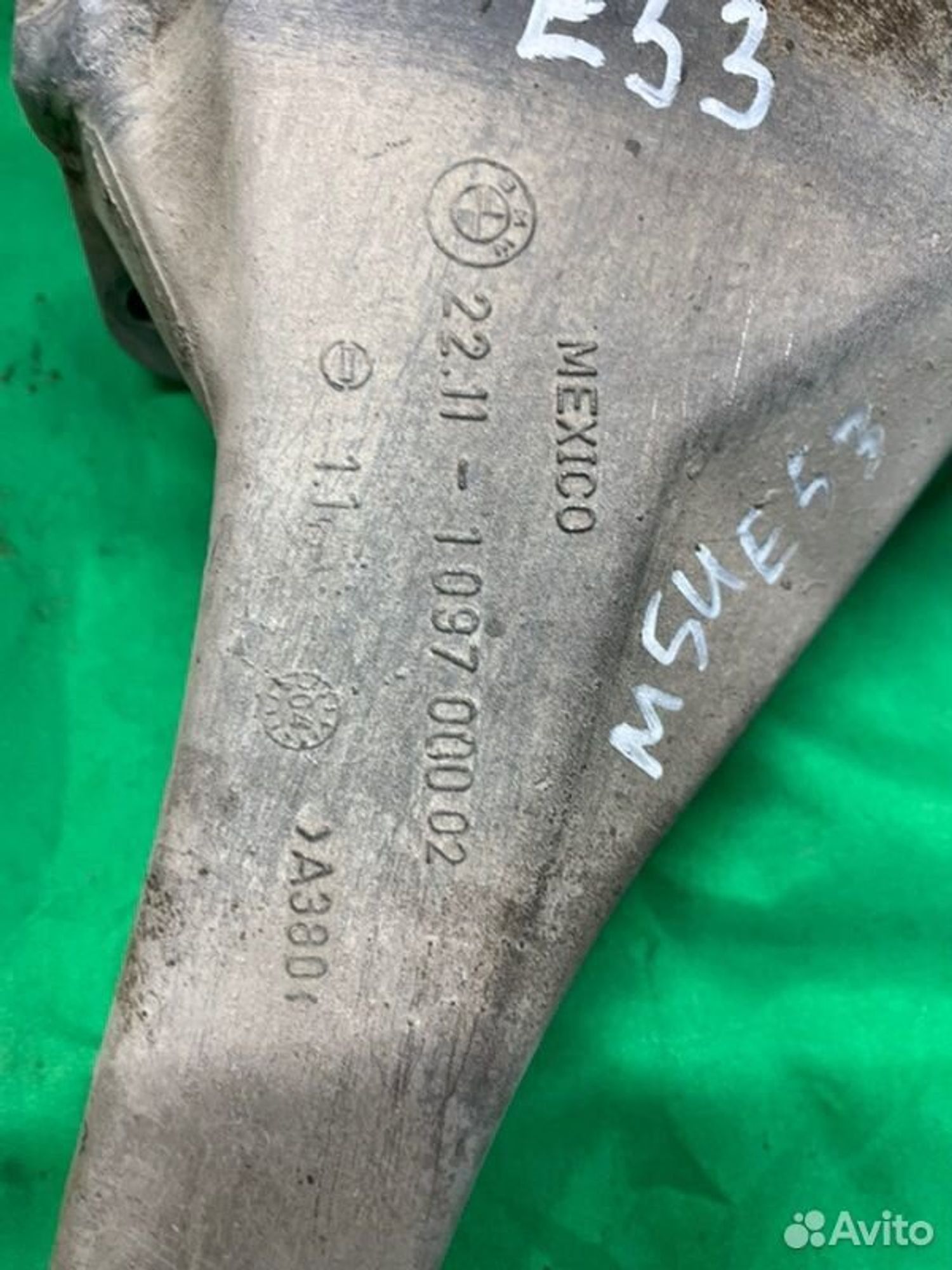 Кронштейн опоры двигателя левый Bmw X5 E53 M54B30, 1000 рублей, Семиозерка