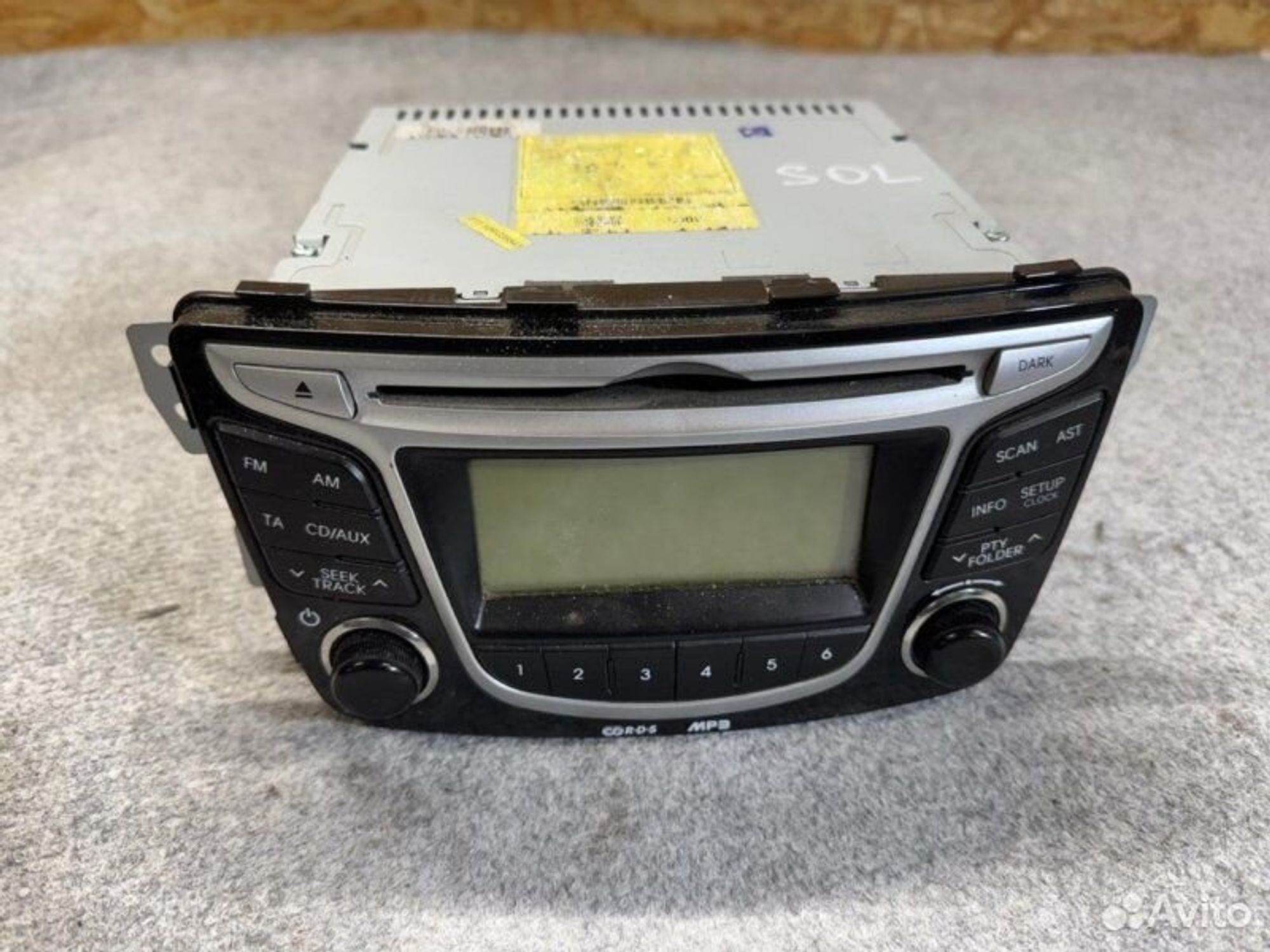 Магнитола Hyundai Solaris G4FC 2013, 2500 рублей, Семиозерка