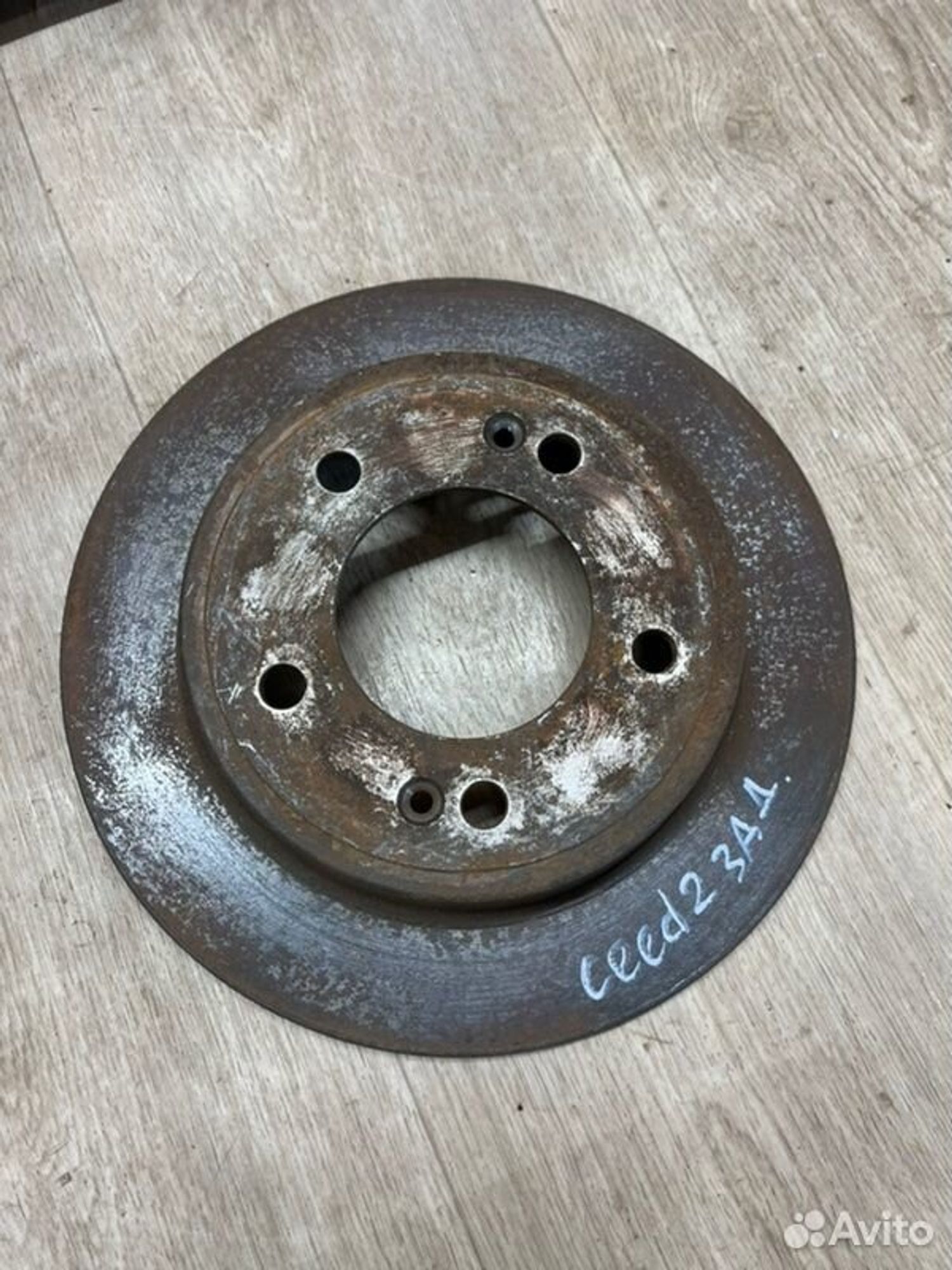 Диск тормозной задний Kia Ceed JD G4FG 2013, 900 рублей, Семиозерка