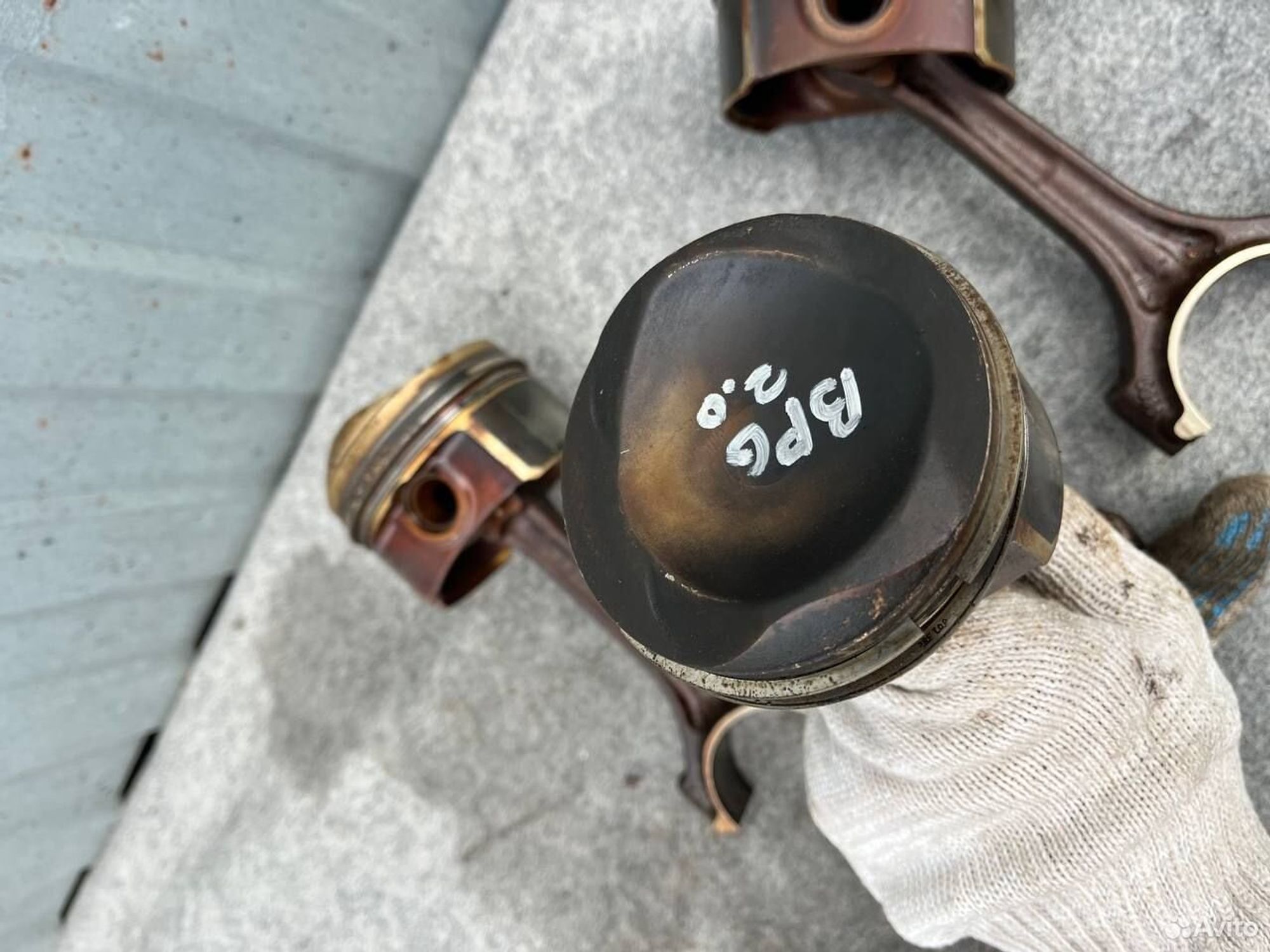 Поршень Audi a4 b7 2.0 tfsi bpg, 2000 рублей, Семиозерка