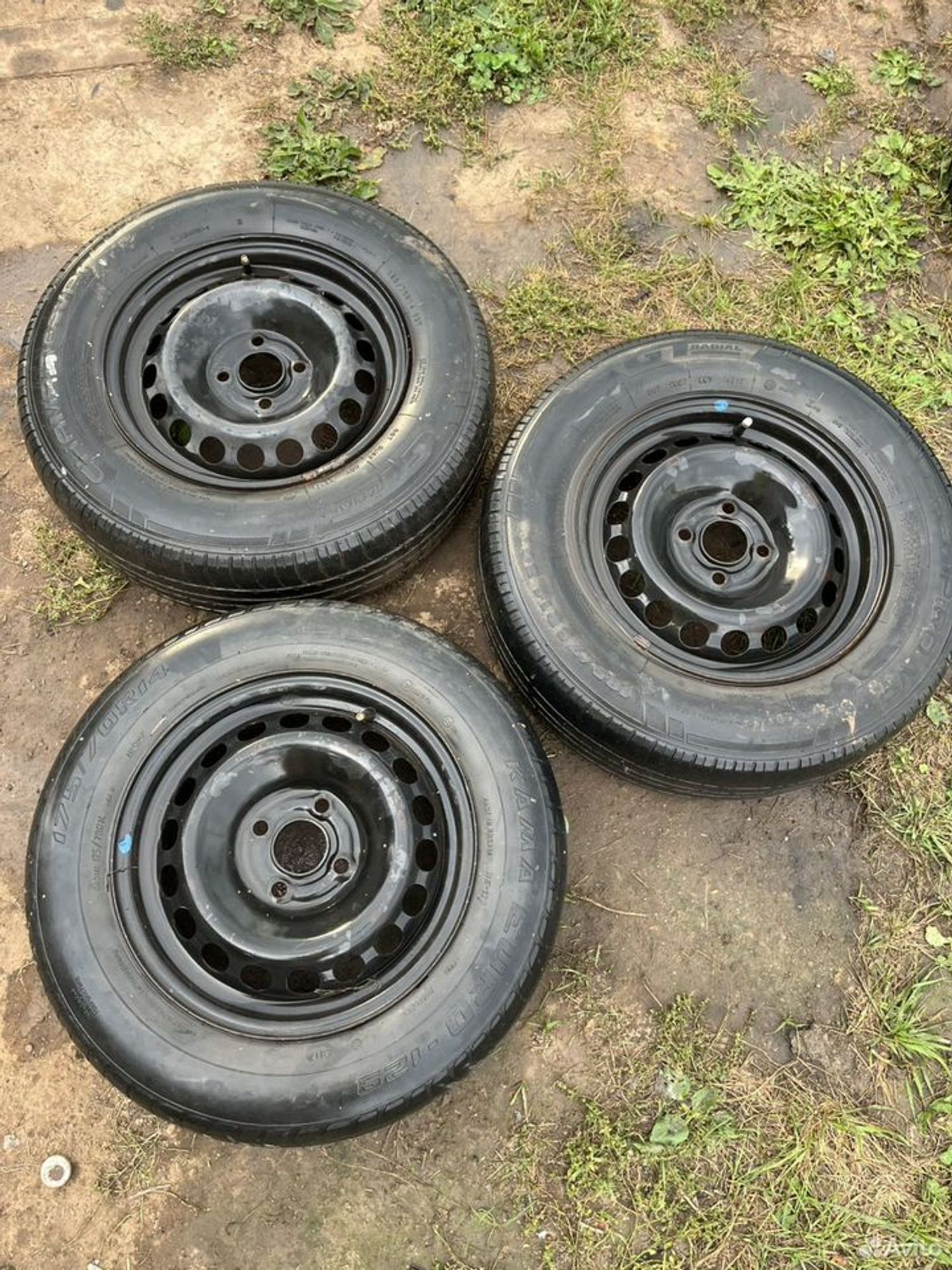 Штампованные диски General Motors 5.5×R14 4×100, 2000 рублей, Семиозерка