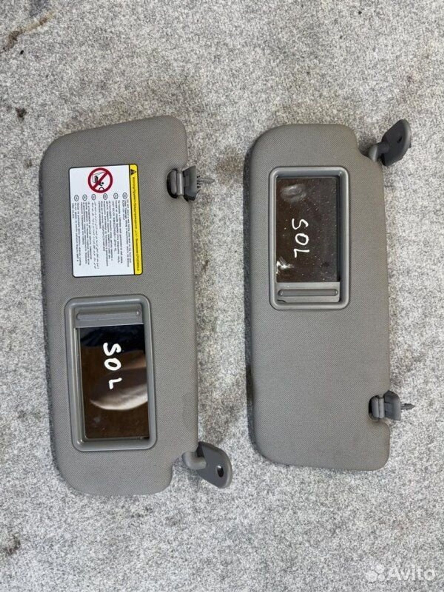 Козырек солнцезащитный Hyundai Solaris G4FC 2013, 1800 рублей, Семиозерка