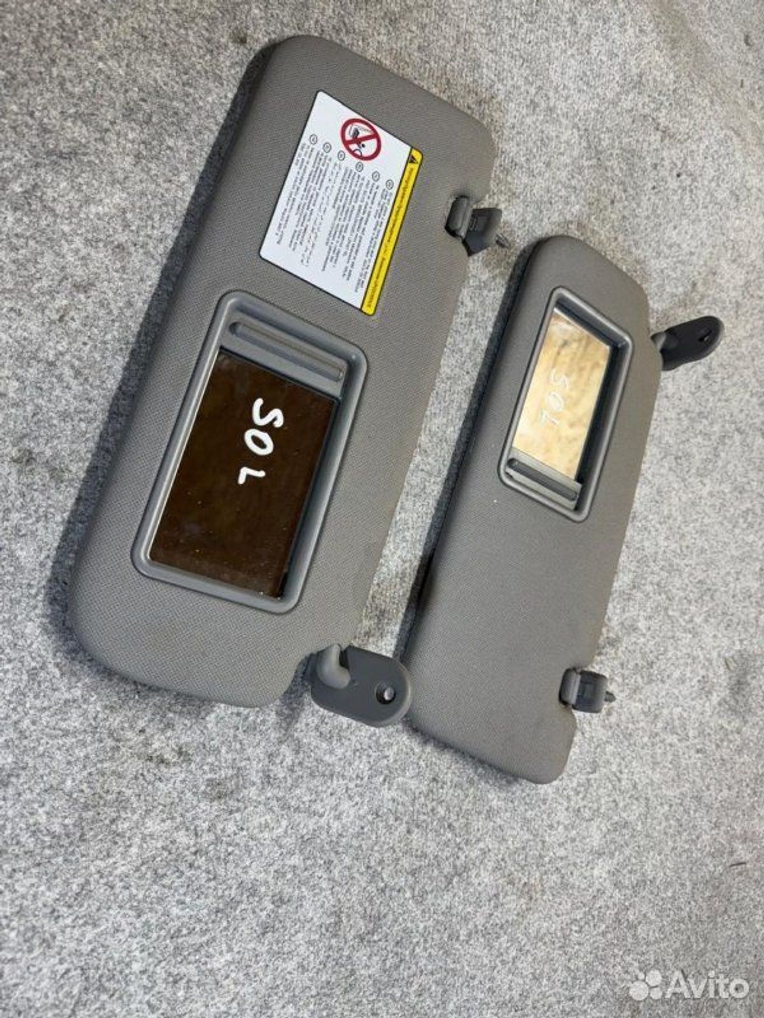 Козырек солнцезащитный Hyundai Solaris G4FC 2013, 1800 рублей, Семиозерка