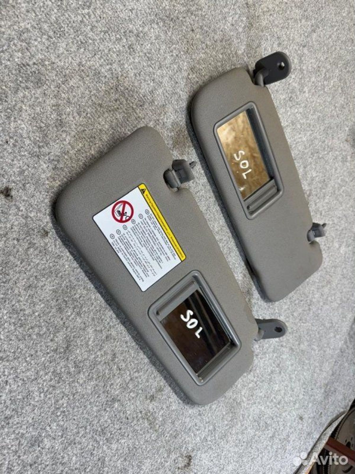 Козырек солнцезащитный Hyundai Solaris G4FC 2013, 1800 рублей, Семиозерка