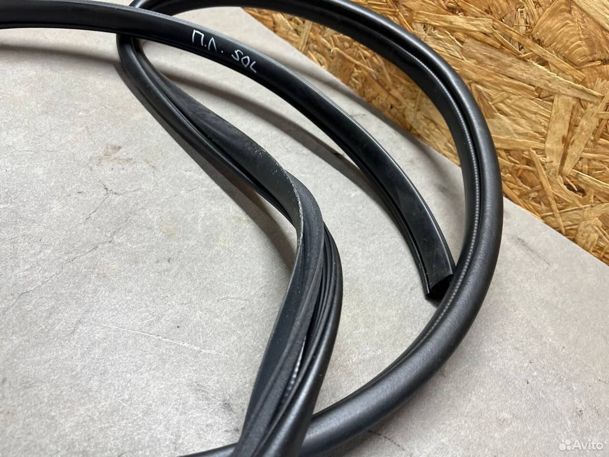 Уплотнительная резинка проема двери передняя Solar, 1600 рублей, Семиозерка