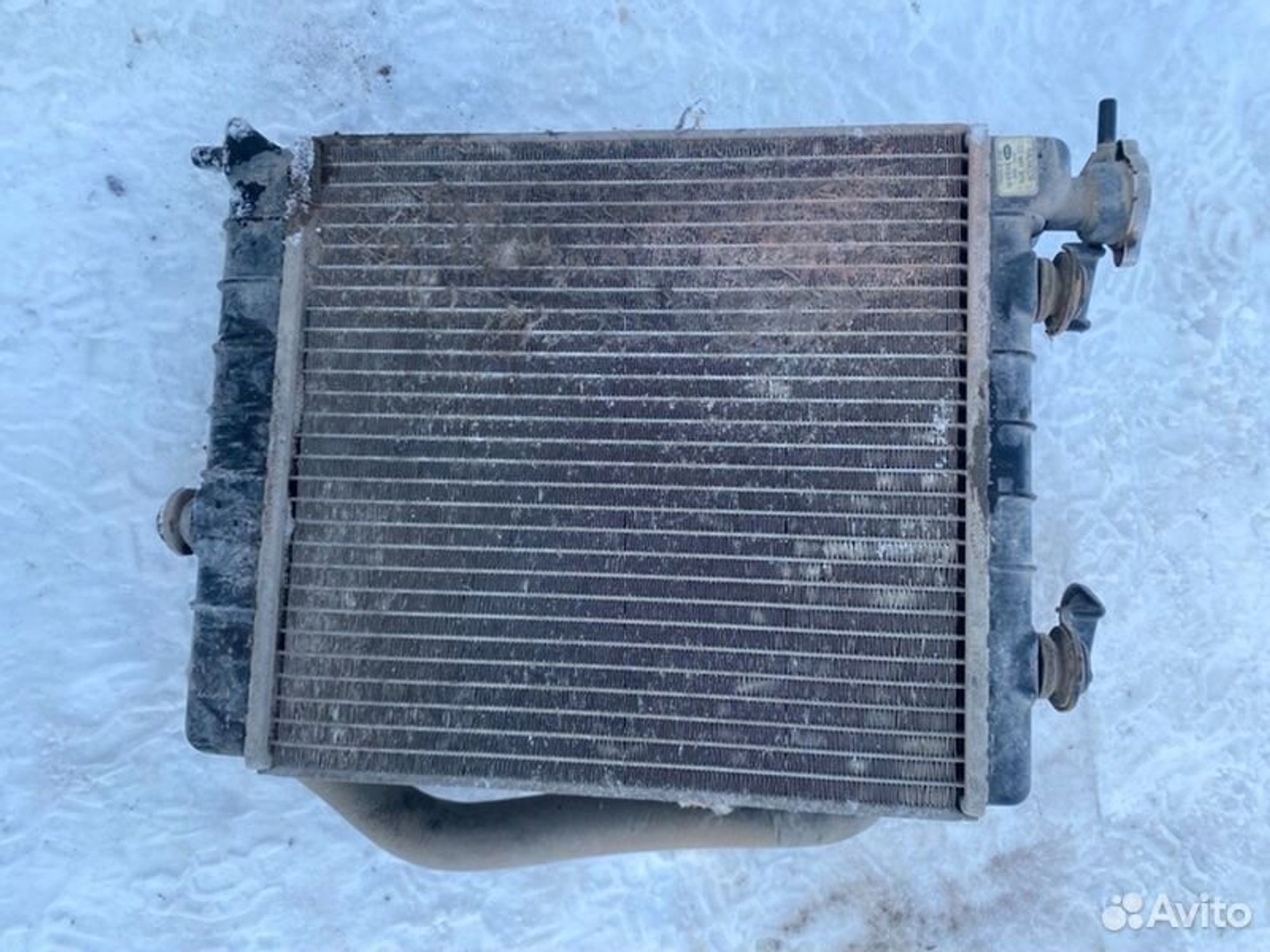 Радиатор охлаждения двигателя Hyundai Accent G4EB, 3000 рублей, Семиозерка