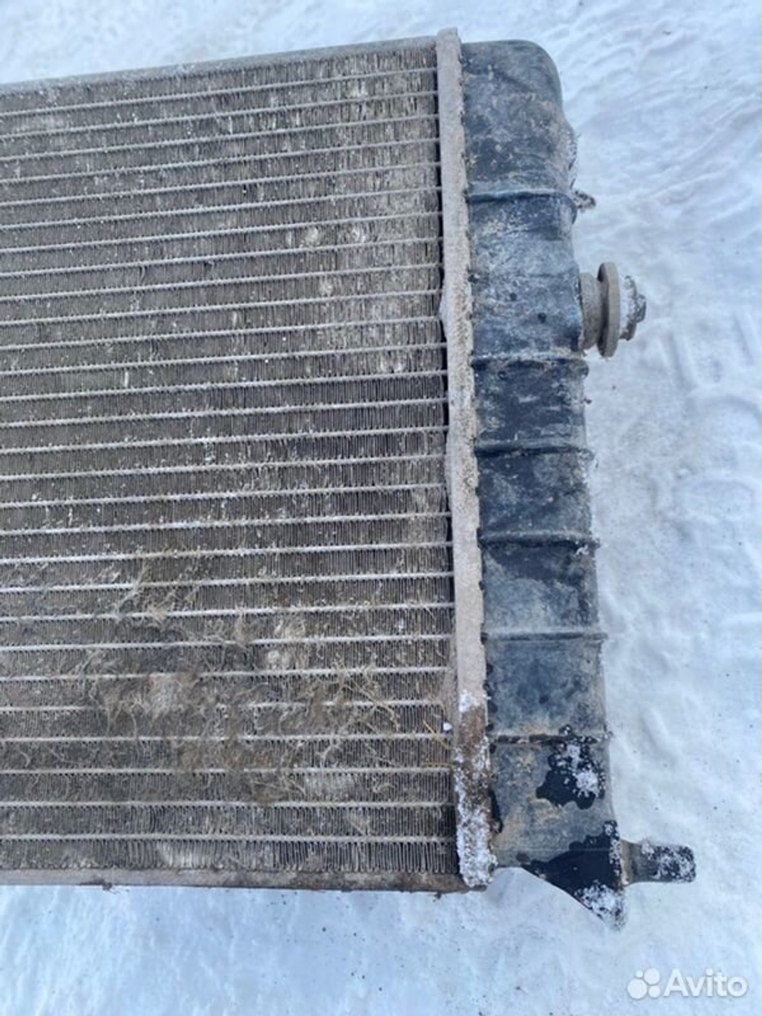 Радиатор охлаждения двигателя Hyundai Accent G4EB, 3000 рублей, Семиозерка