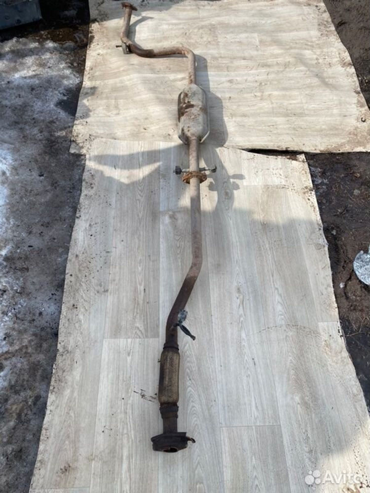 Резонатор глушителя Hyundai Accent G4EB 2006, 1800 рублей, Семиозерка