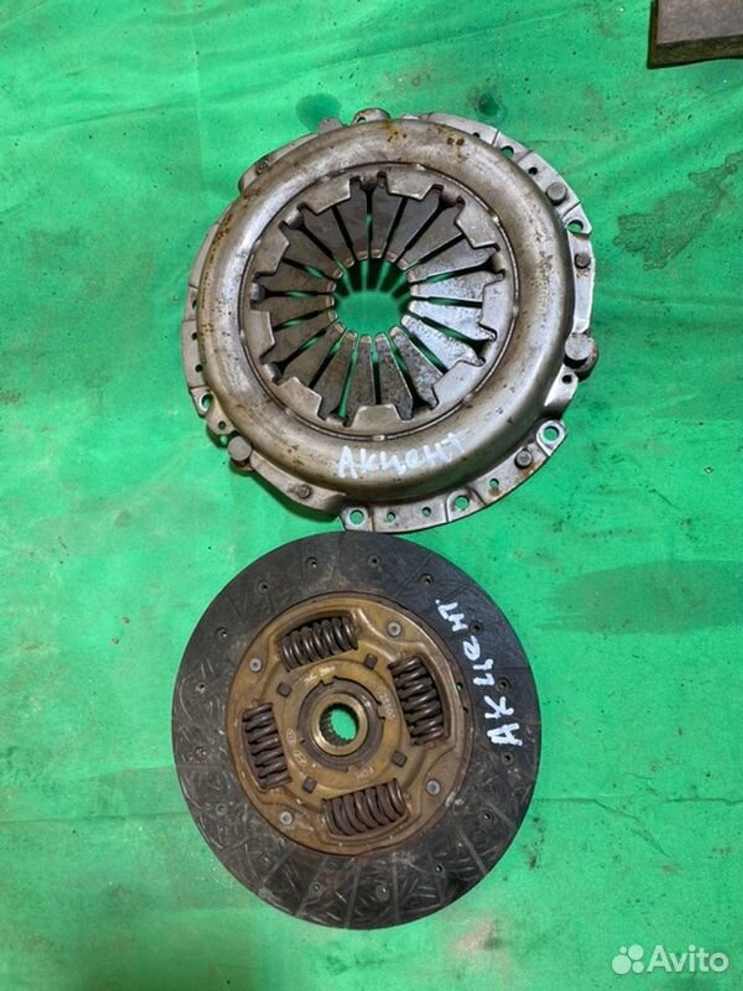 Диск сцепления Hyundai Accent G4EB 2006, 1700 рублей, Семиозерка