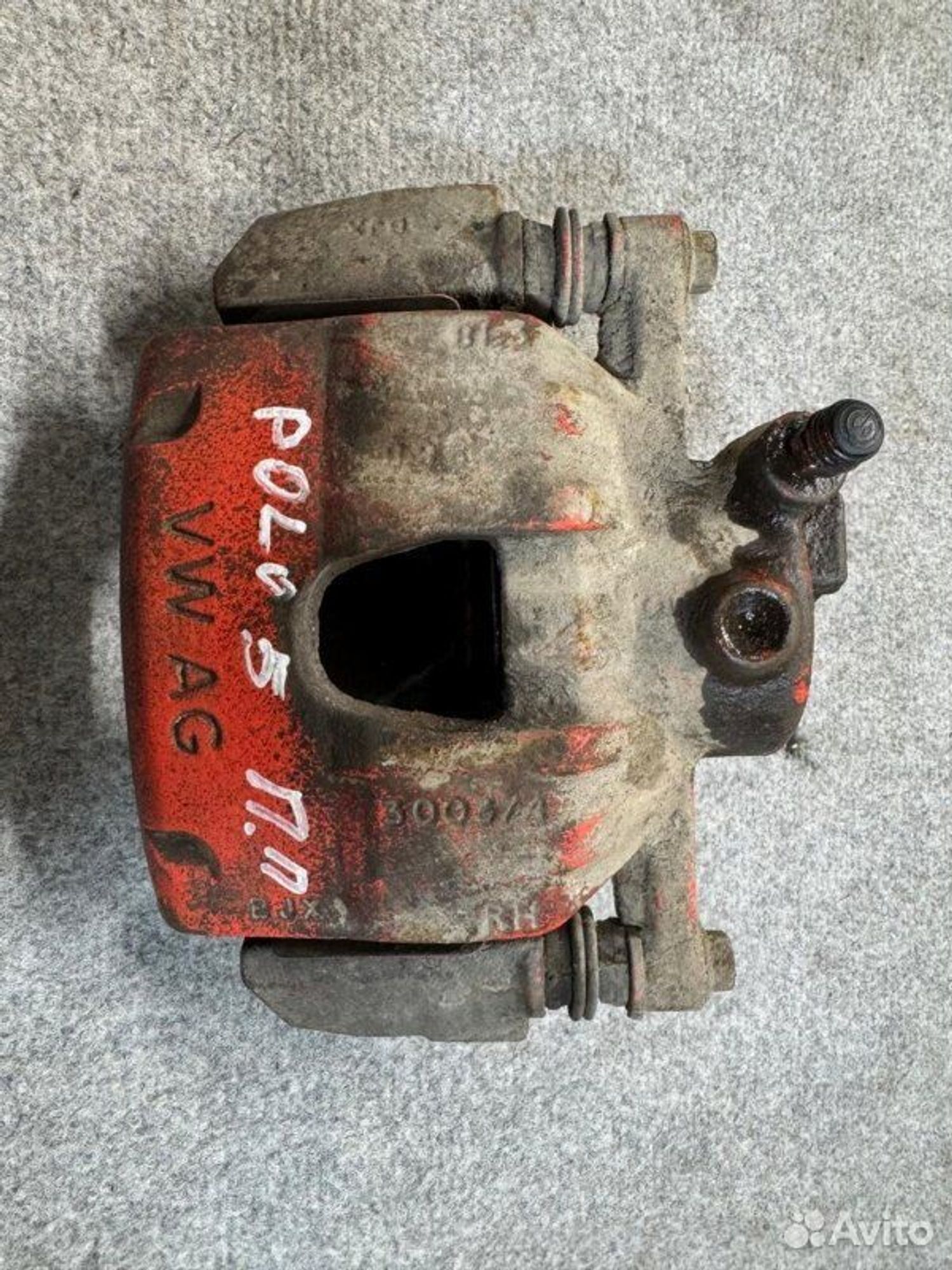 Суппорт тормозной передний правый Volkswagen Polo, 1500 рублей, Семиозерка