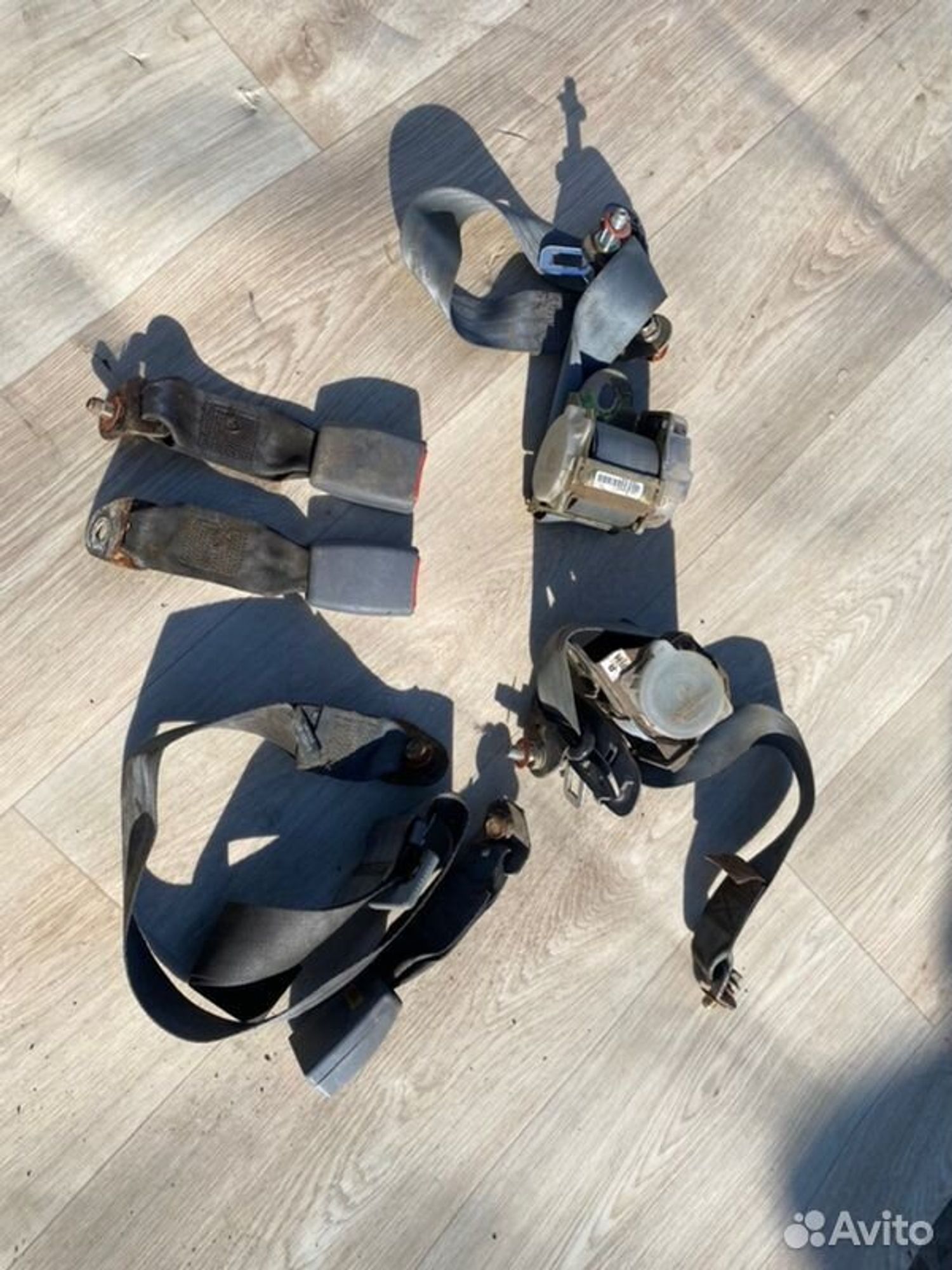 Ремень безопасности задний Hyundai Accent G4EB, 1000 рублей, Семиозерка