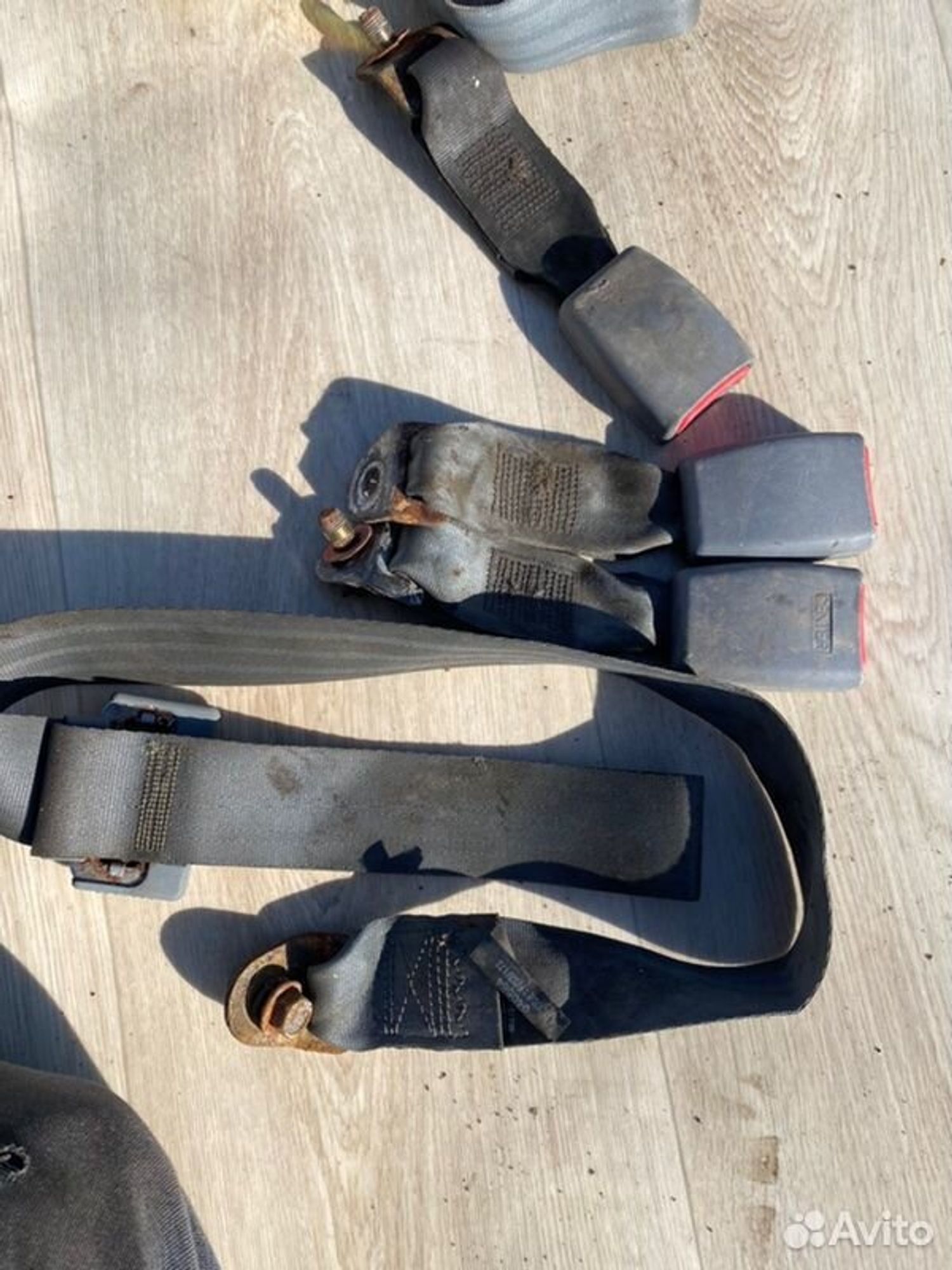 Ремень безопасности задний Hyundai Accent G4EB, 1000 рублей, Семиозерка