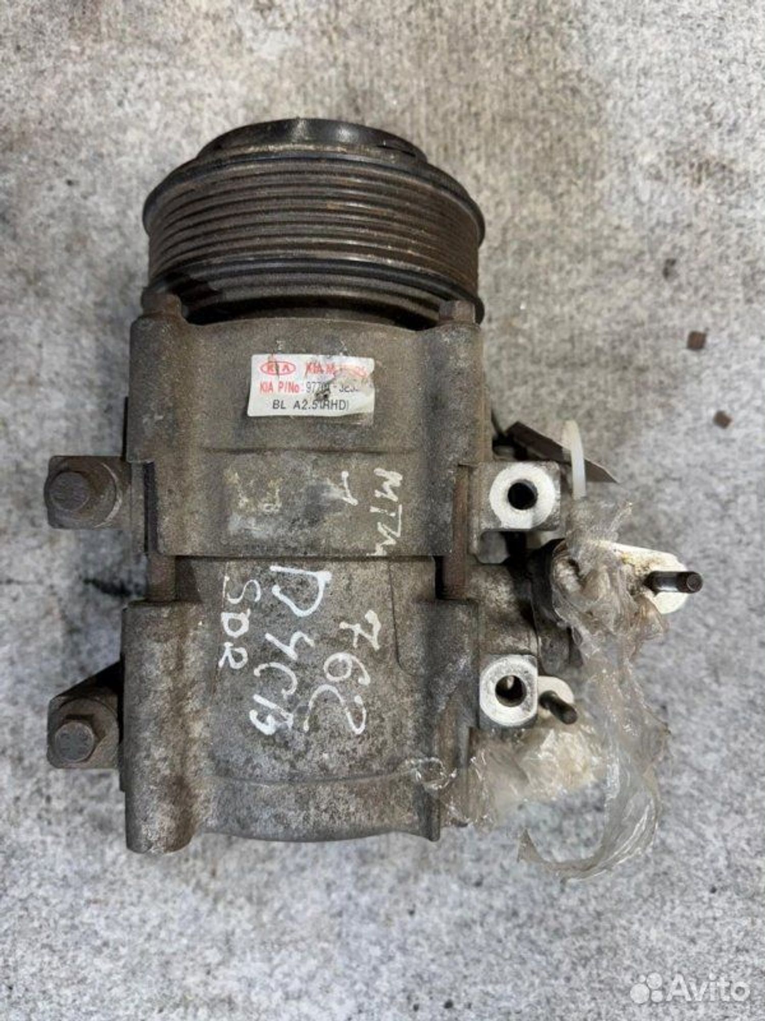 Компрессор кондиционера Kia Sorento BL 2006, 6500 рублей, Семиозерка