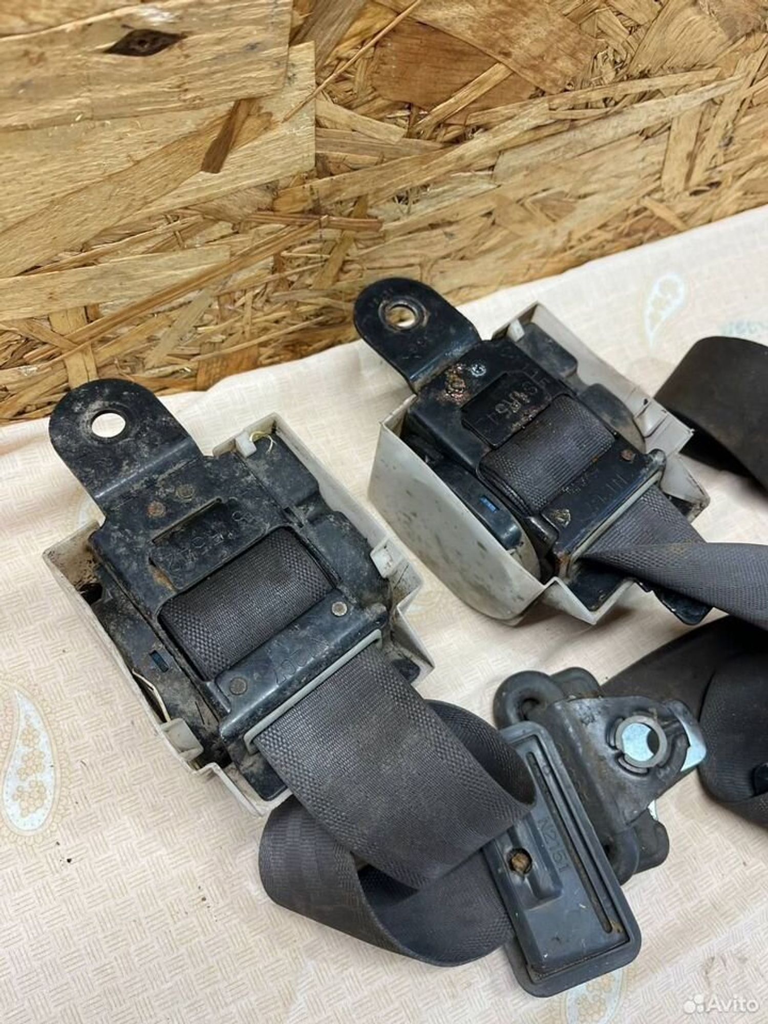 Ремни безопасности задние Pajero 2, 2000 рублей, Семиозерка