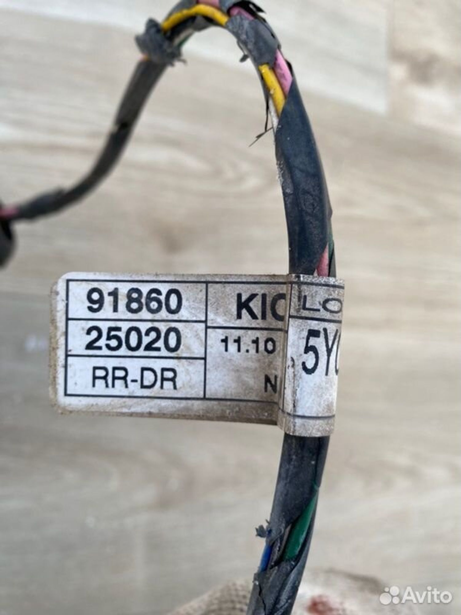 Проводка двери задняя левая Hyundai Accent G4EB, 1000 рублей, Семиозерка