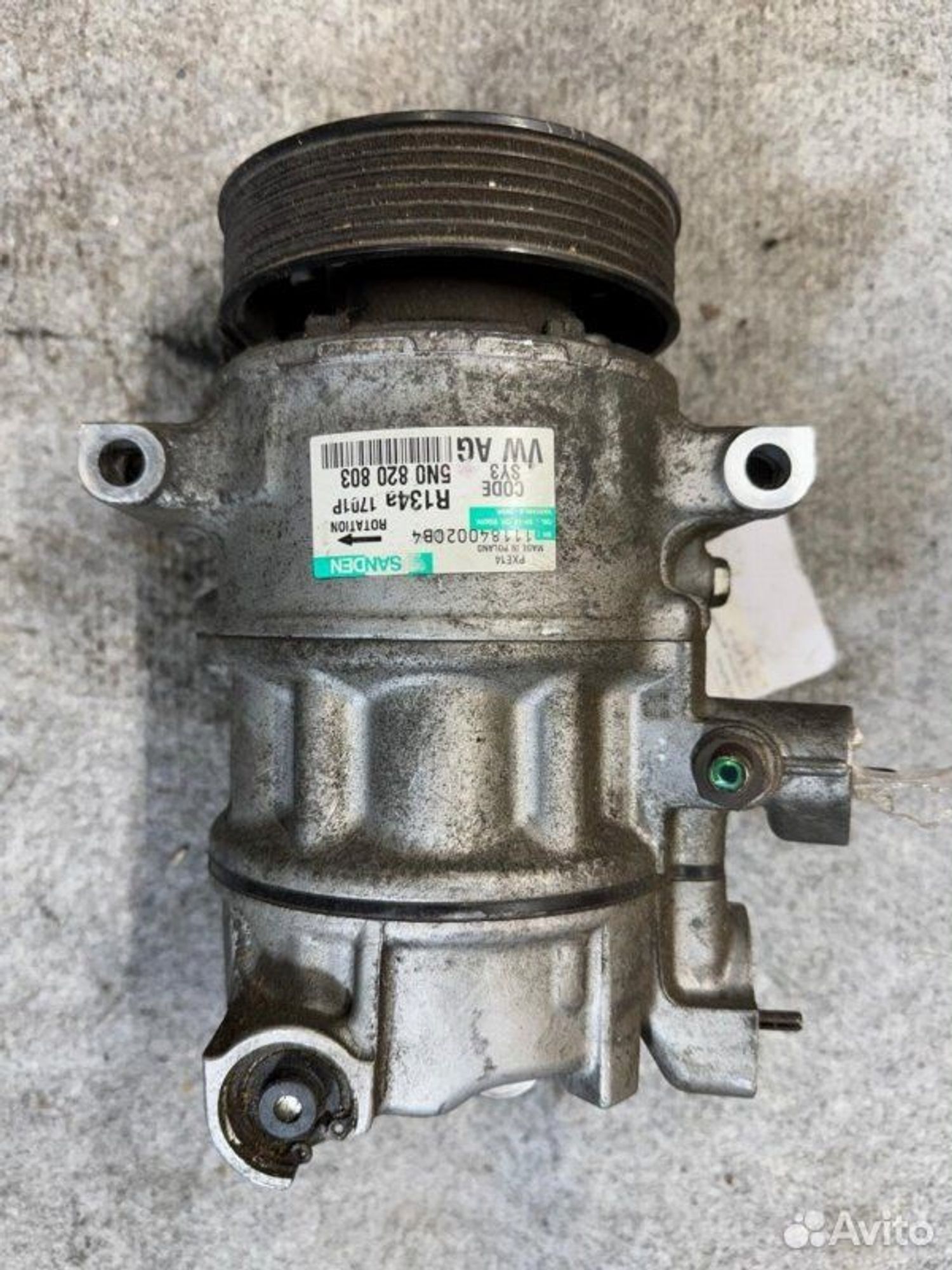 Компрессор кондиционера Volkswagen Golf CBZ 2012, 8000 рублей, Семиозерка