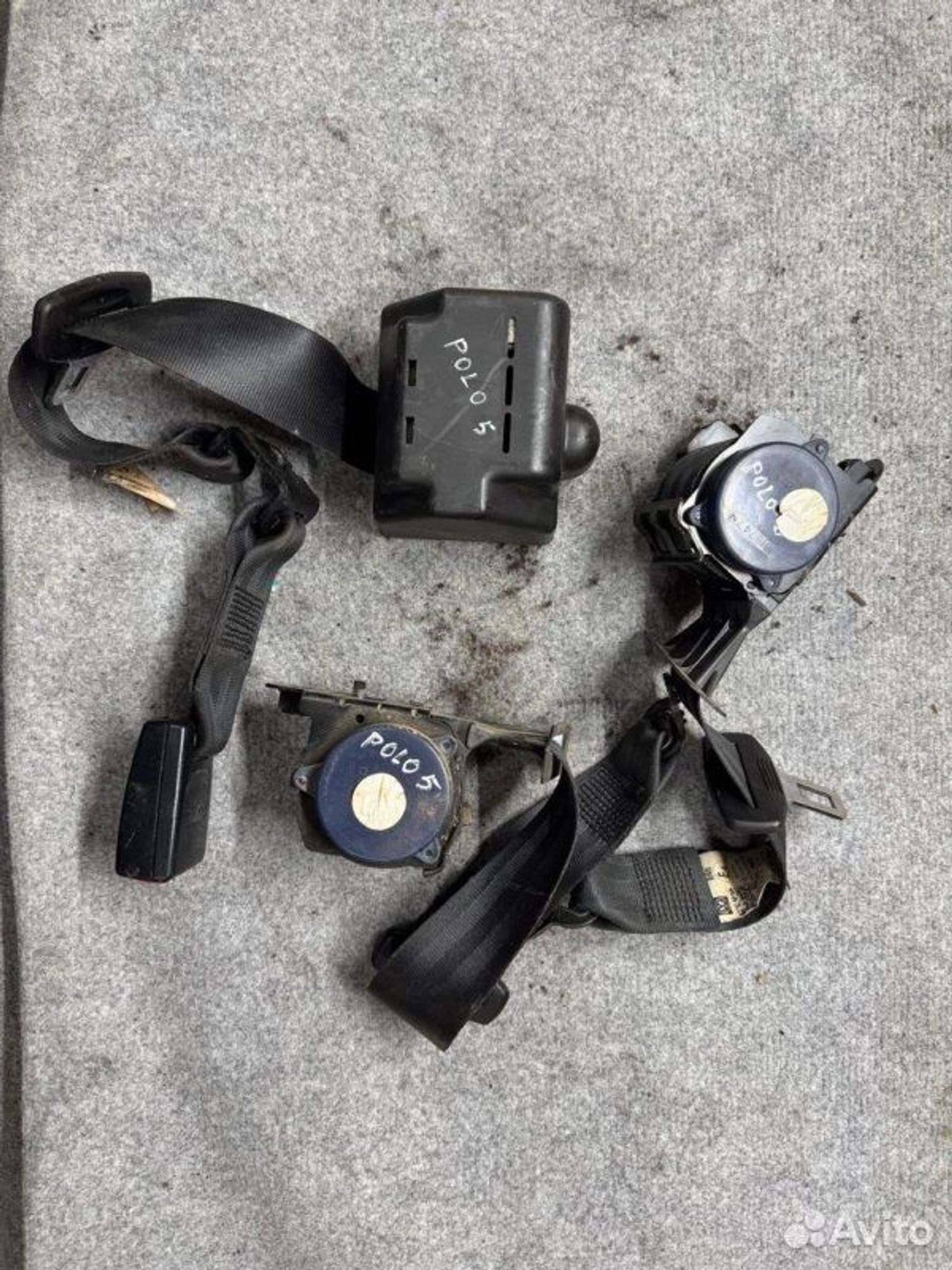 Ремень безопасности задний Volkswagen Polo CFN, 2000 рублей, Семиозерка