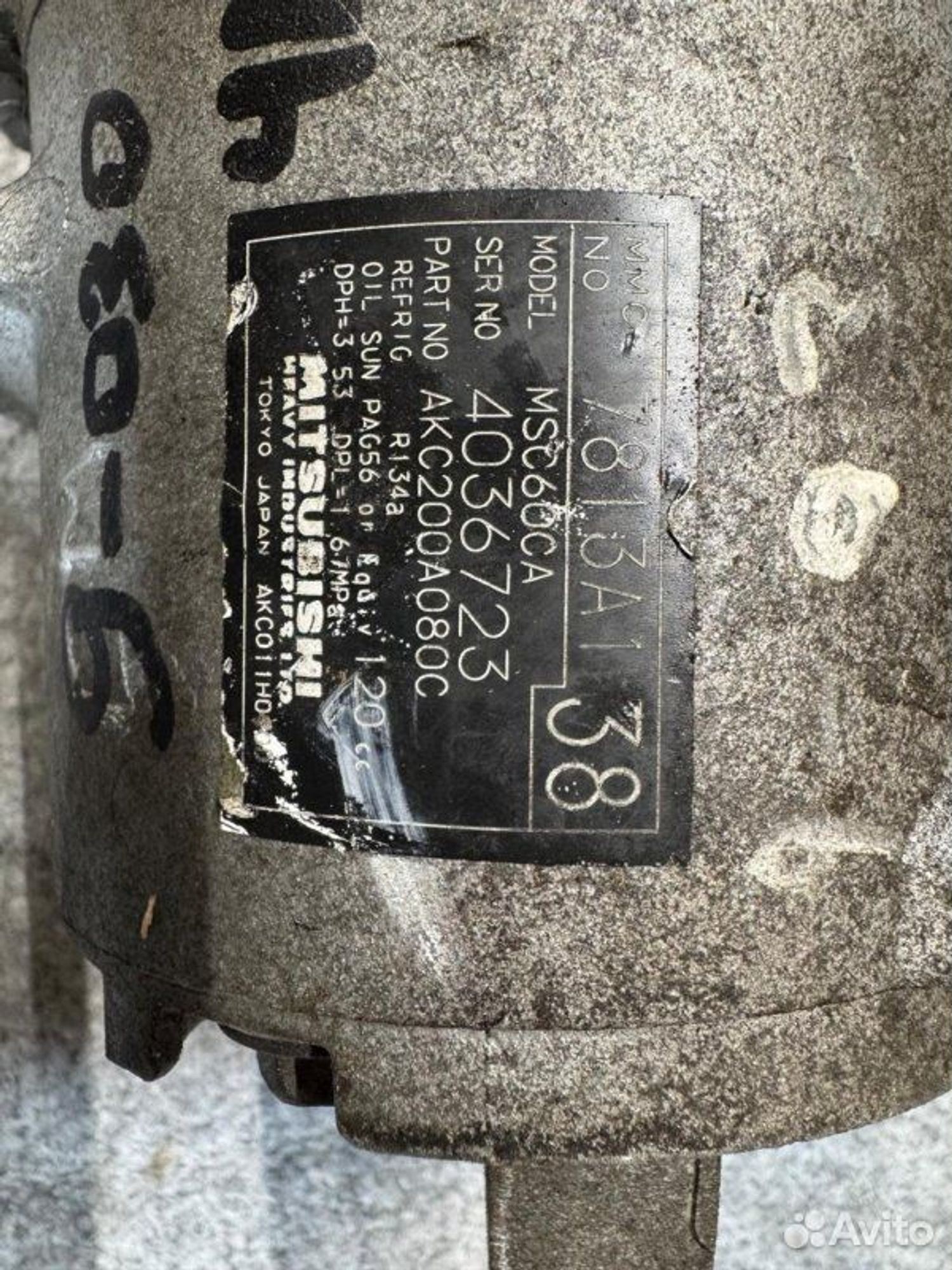 Компрессор кондиционера Mitsubishi Lancer X 4A91, 8000 рублей, Семиозерка