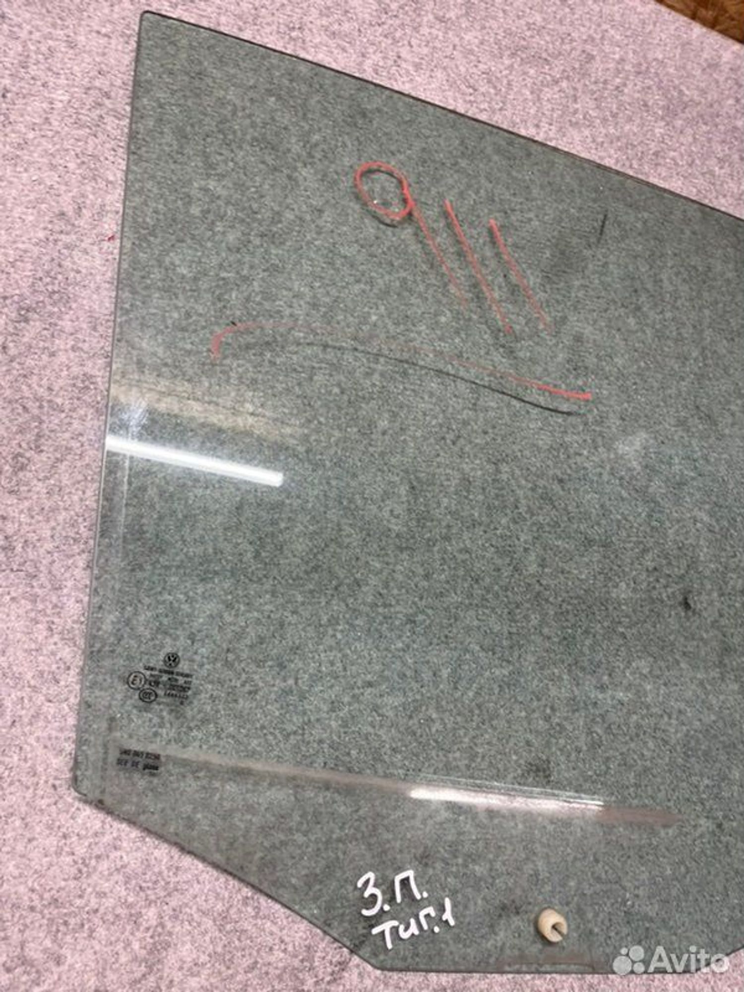 Стекло двери заднее правое Volkswagen Tiguan SUV, 2000 рублей, Семиозерка