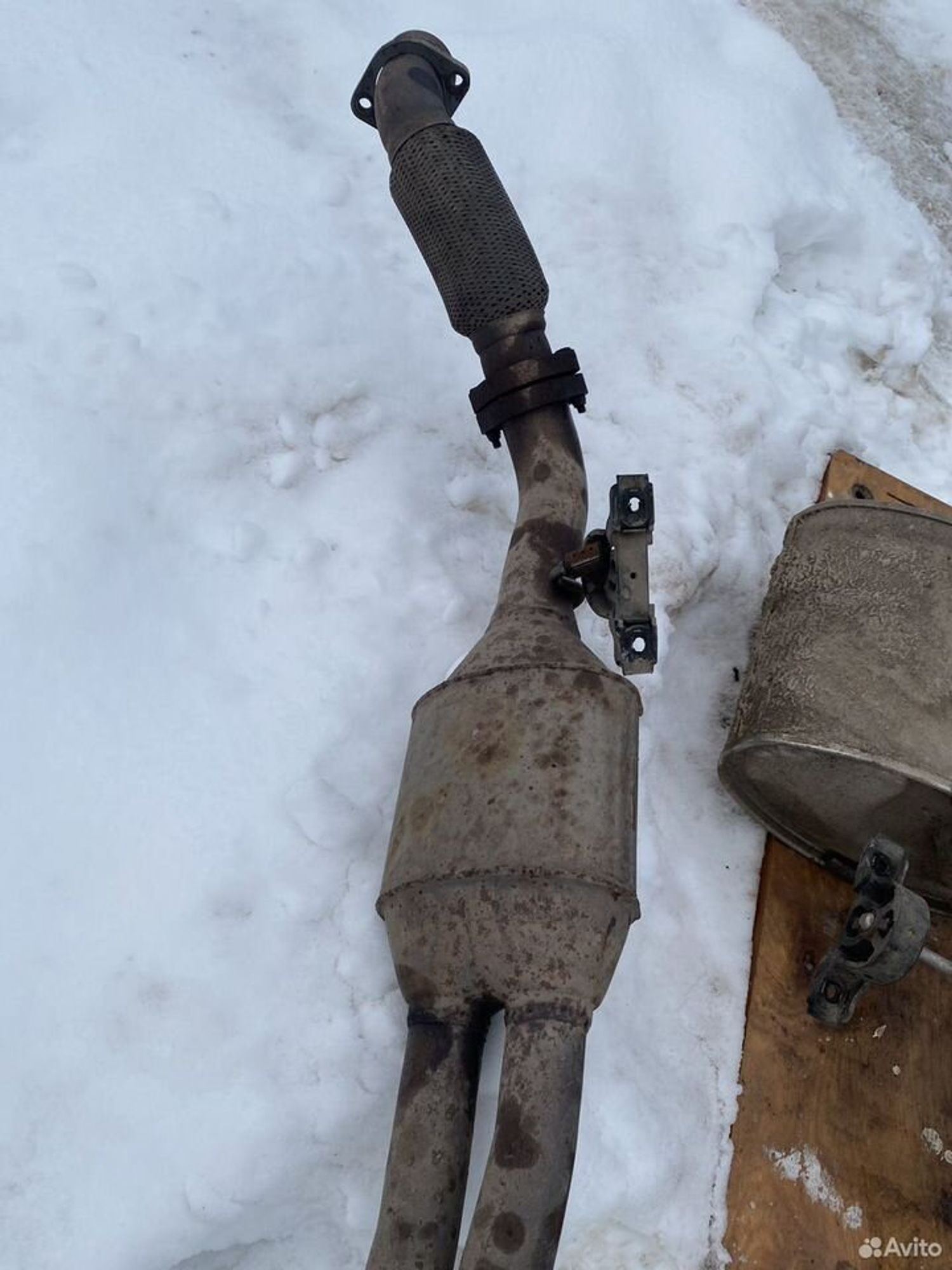 Глушитель в сборе bmw x5 е53, 11500 рублей, Семиозерка