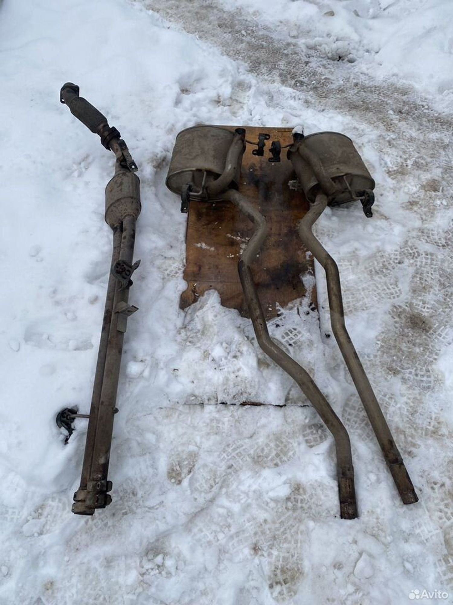 Глушитель в сборе bmw x5 е53, 11500 рублей, Семиозерка