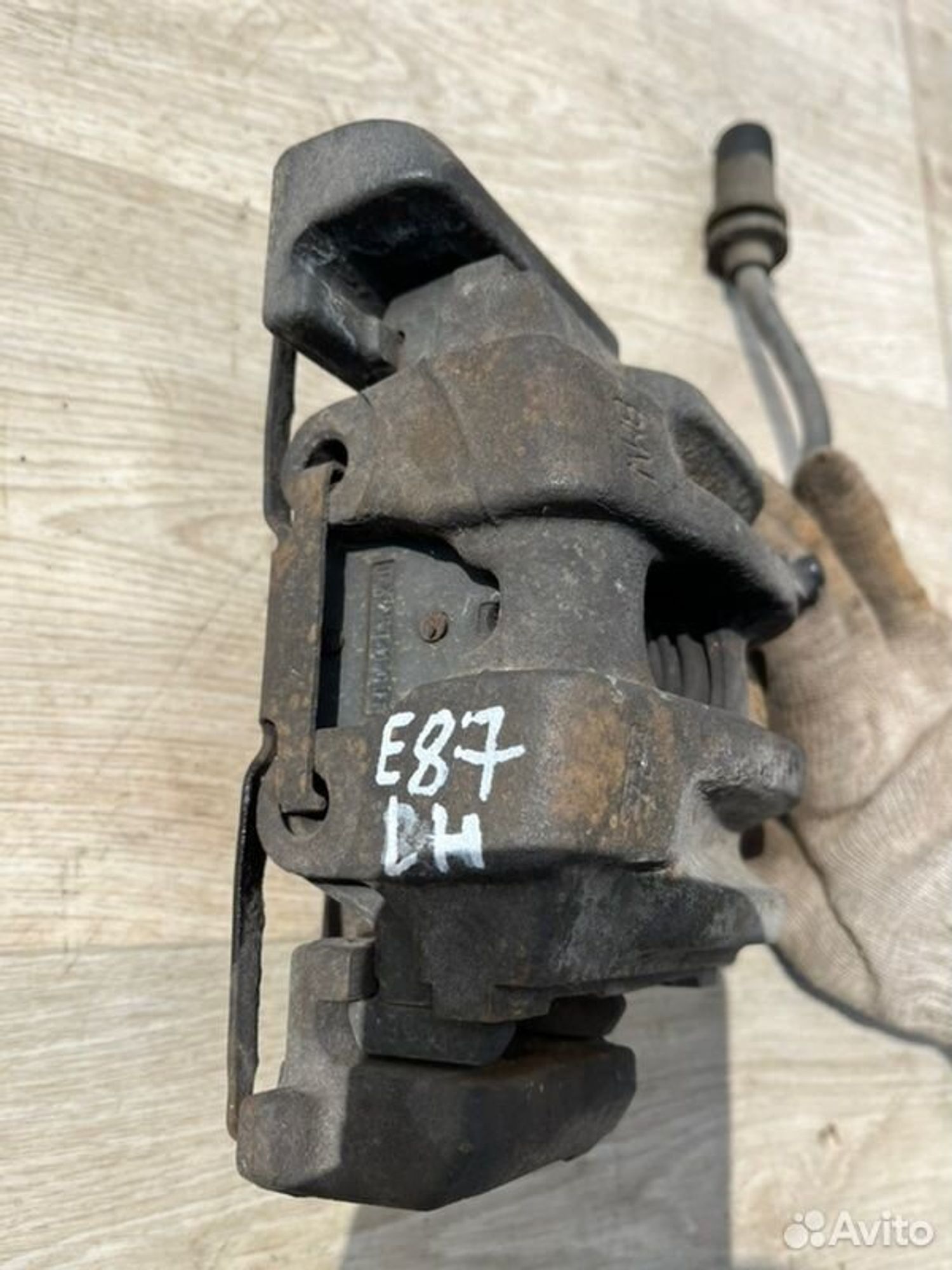 Суппорт тормозной передний левый Bmw 1 E87 M47D20, 2100 рублей, Семиозерка