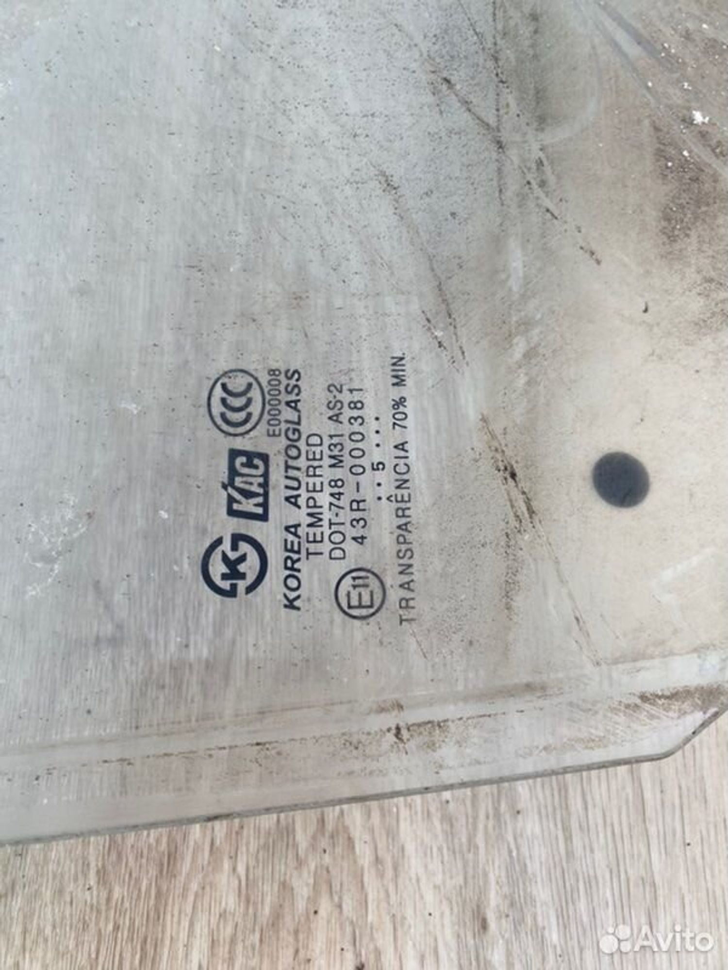 Стекло двери заднее правое Hyundai Accent G4EB, 1000 рублей, Семиозерка