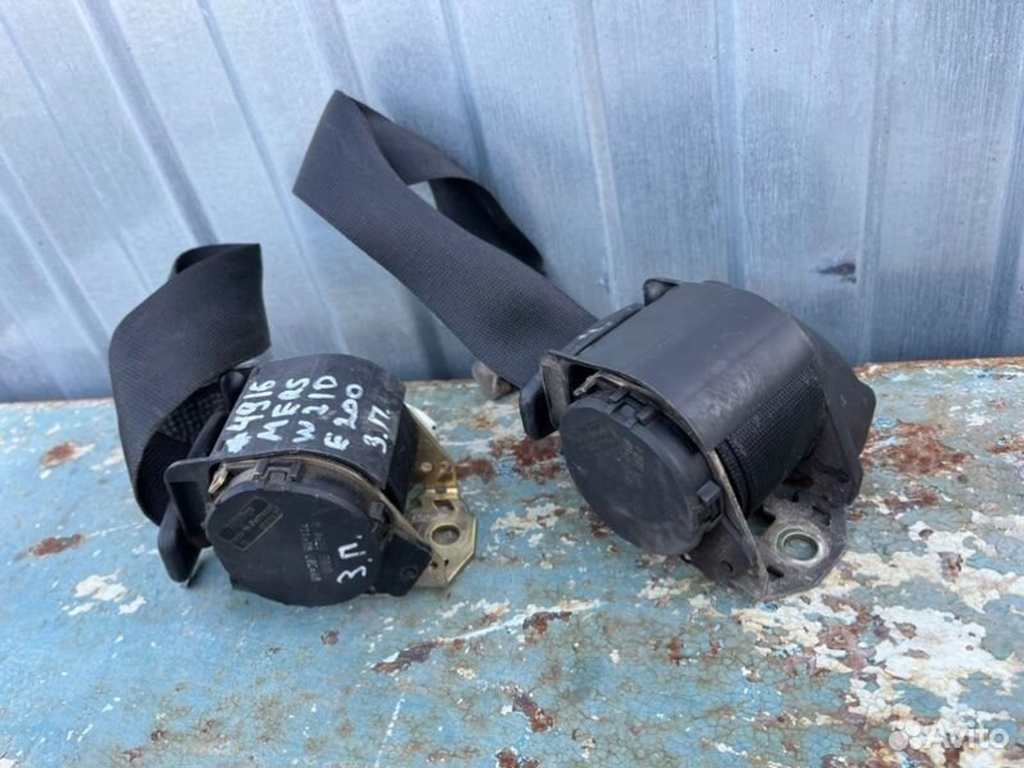 Ремень безопасности задний Mercedes E240 W210, 1500 рублей, Семиозерка