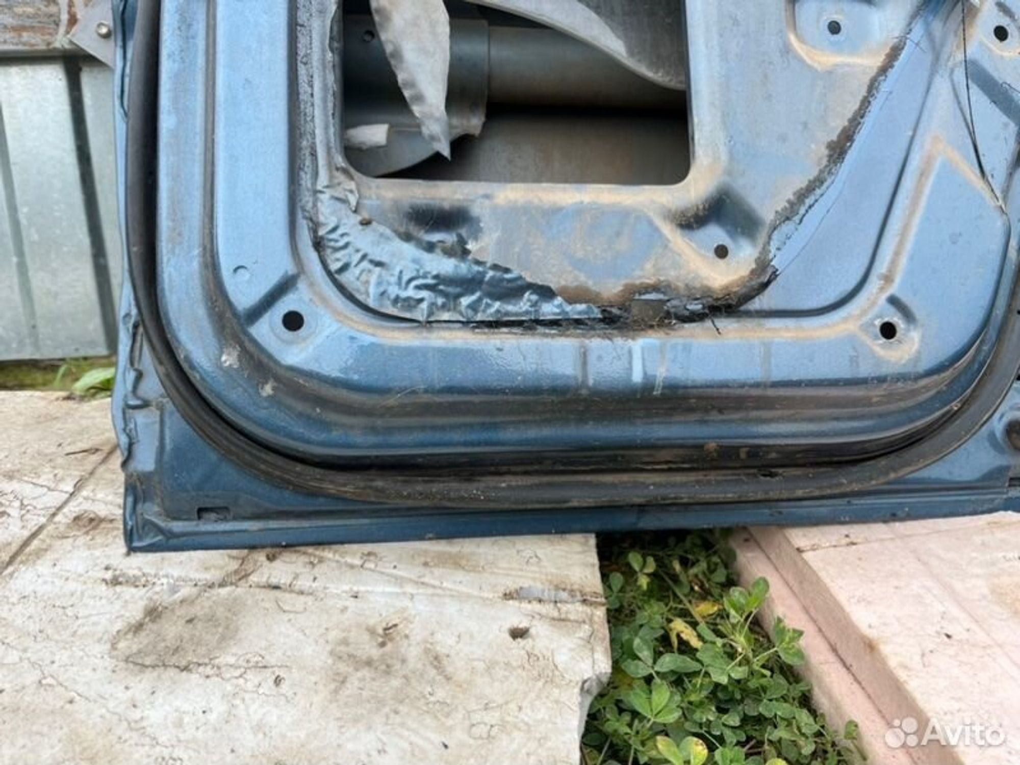 Дверь боковая задняя правая Mitsubishi Pajero 6G72, 5000 рублей, Семиозерка