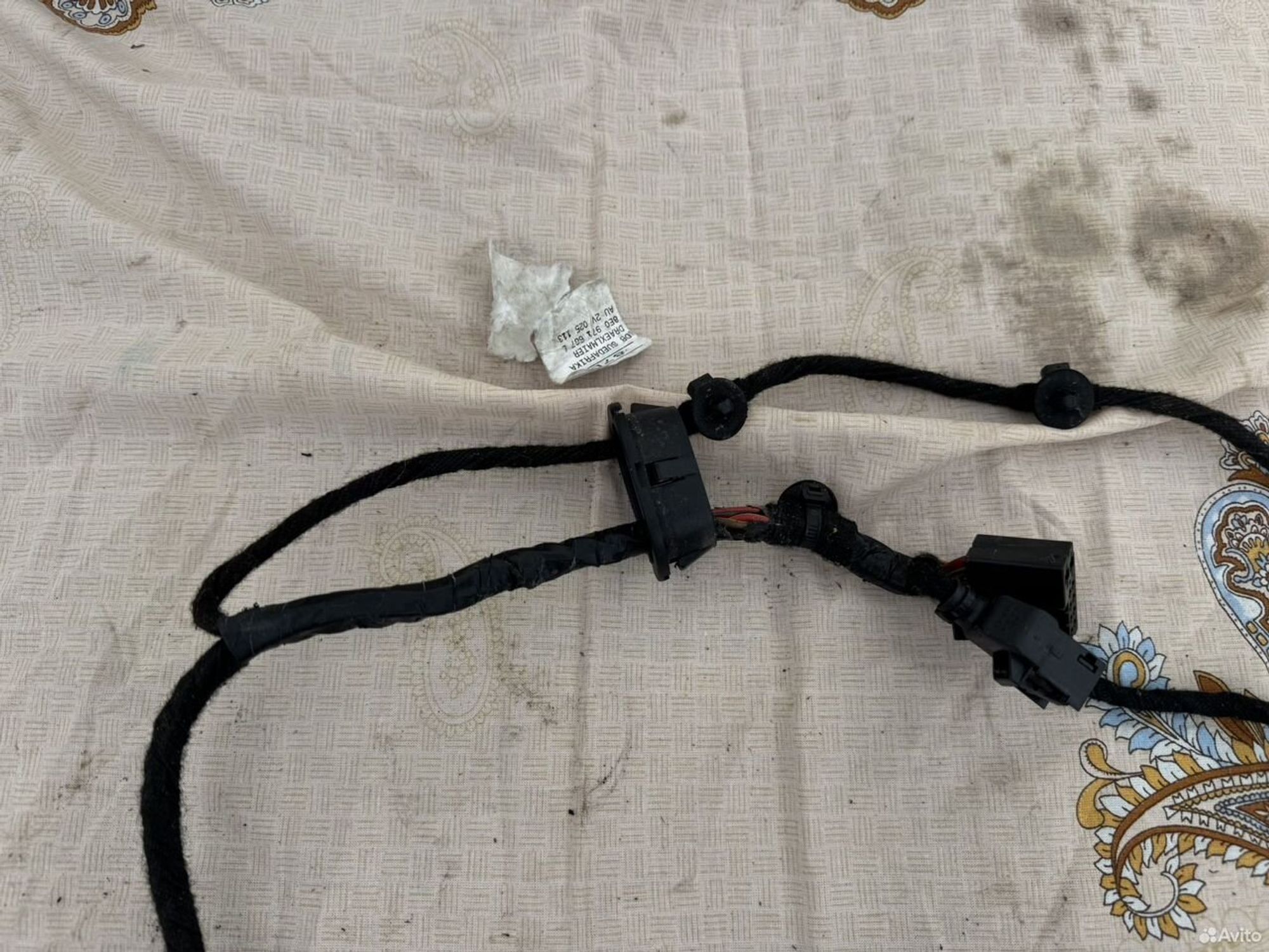 Проводка двери задняя правая Audi A4 S4 B6 B7, 1000 рублей, Семиозерка