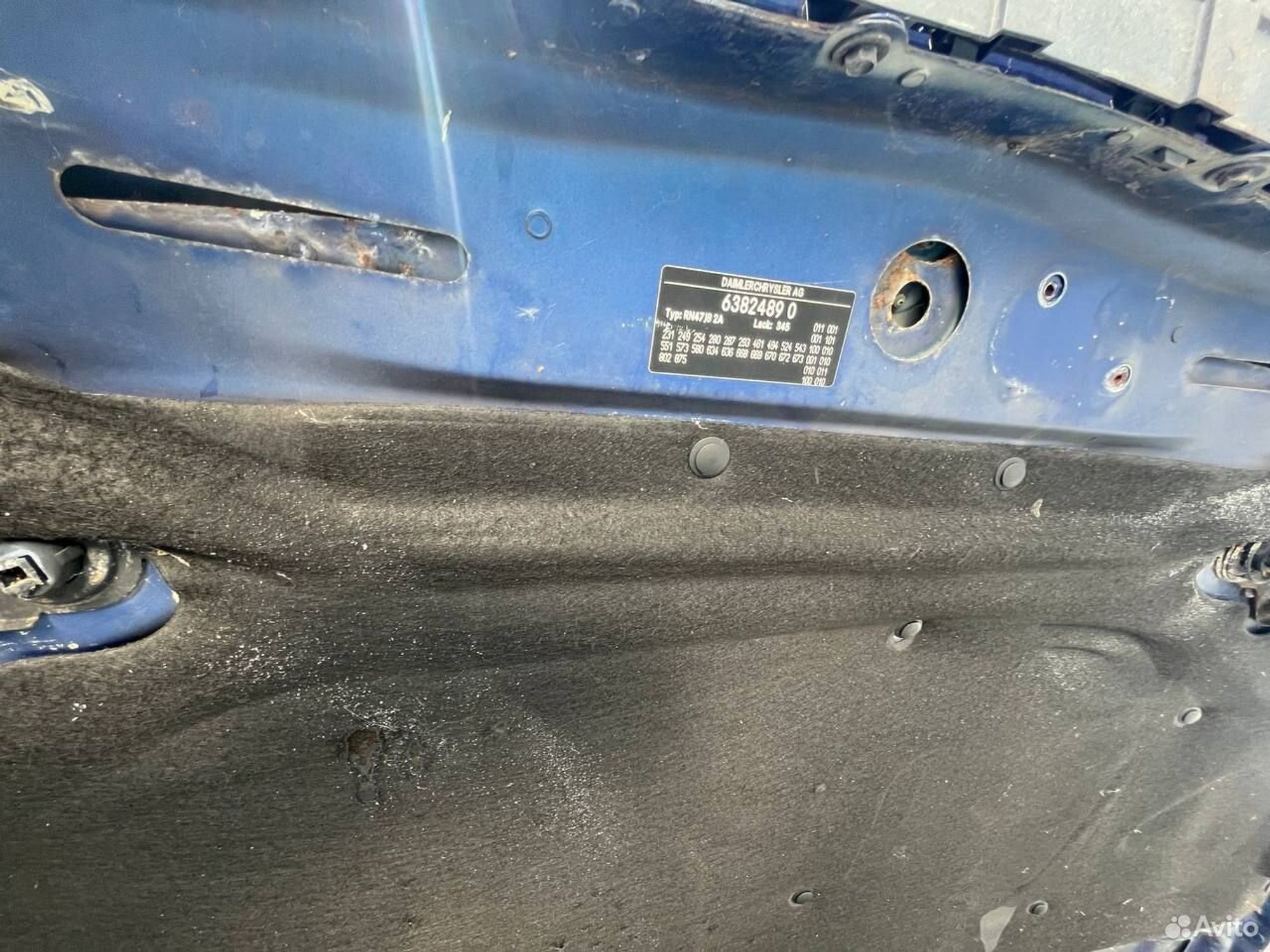 Капот mercedes c-класс w203, 7000 рублей, Семиозерка