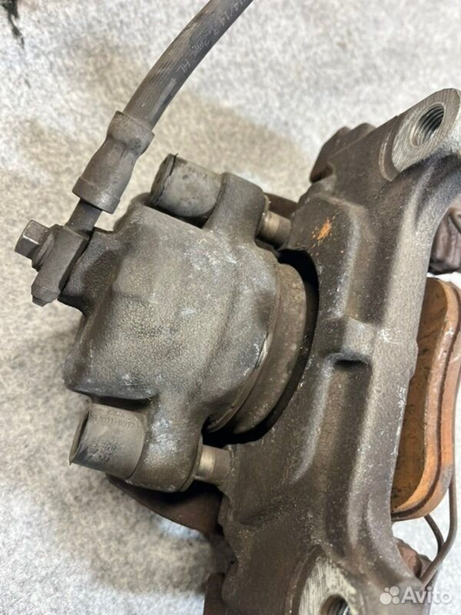 Суппорт тормозной передний левый Volkswagen Tiguan, 3000 рублей, Семиозерка