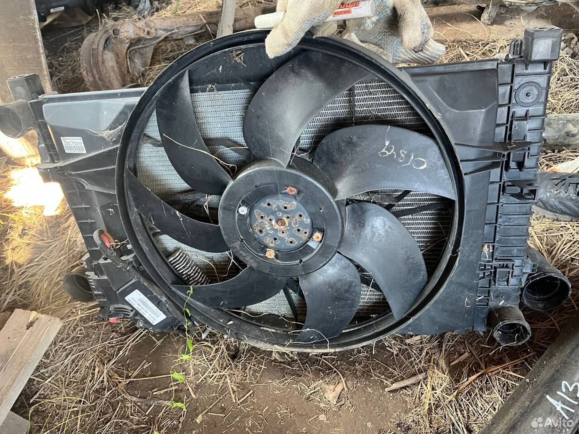 Кассета радиатора Mercedes w203 coupe, 20000 рублей, Семиозерка