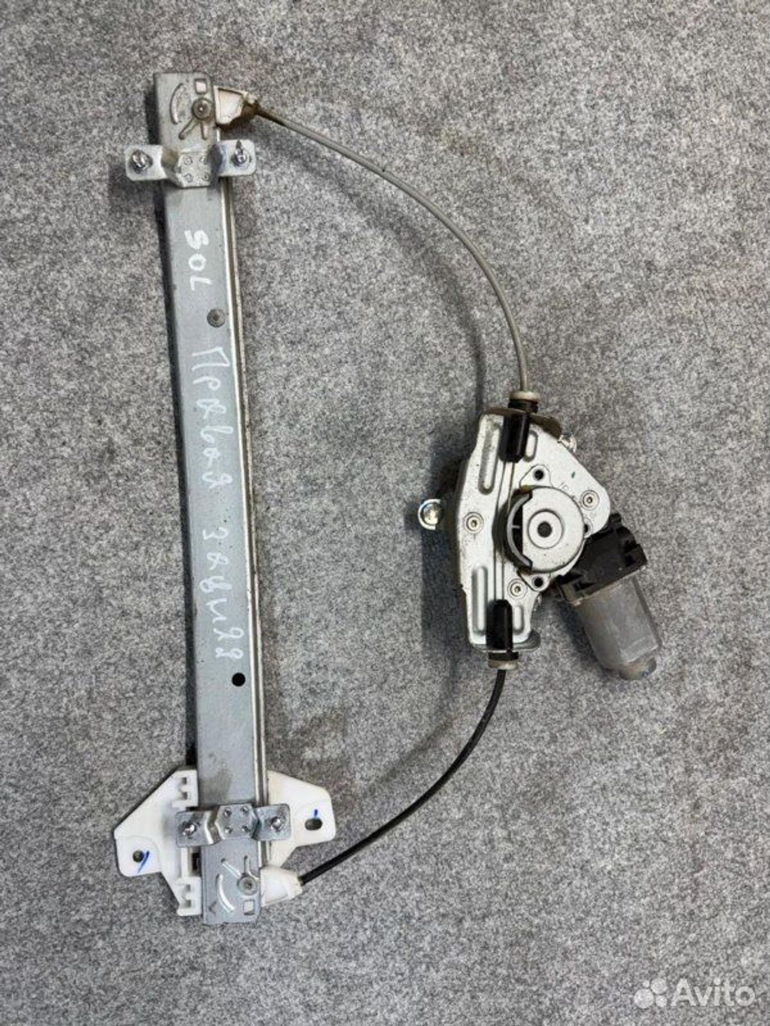 Стеклоподьемник задний правый Hyundai Solaris G4FC, 1500 рублей, Семиозерка