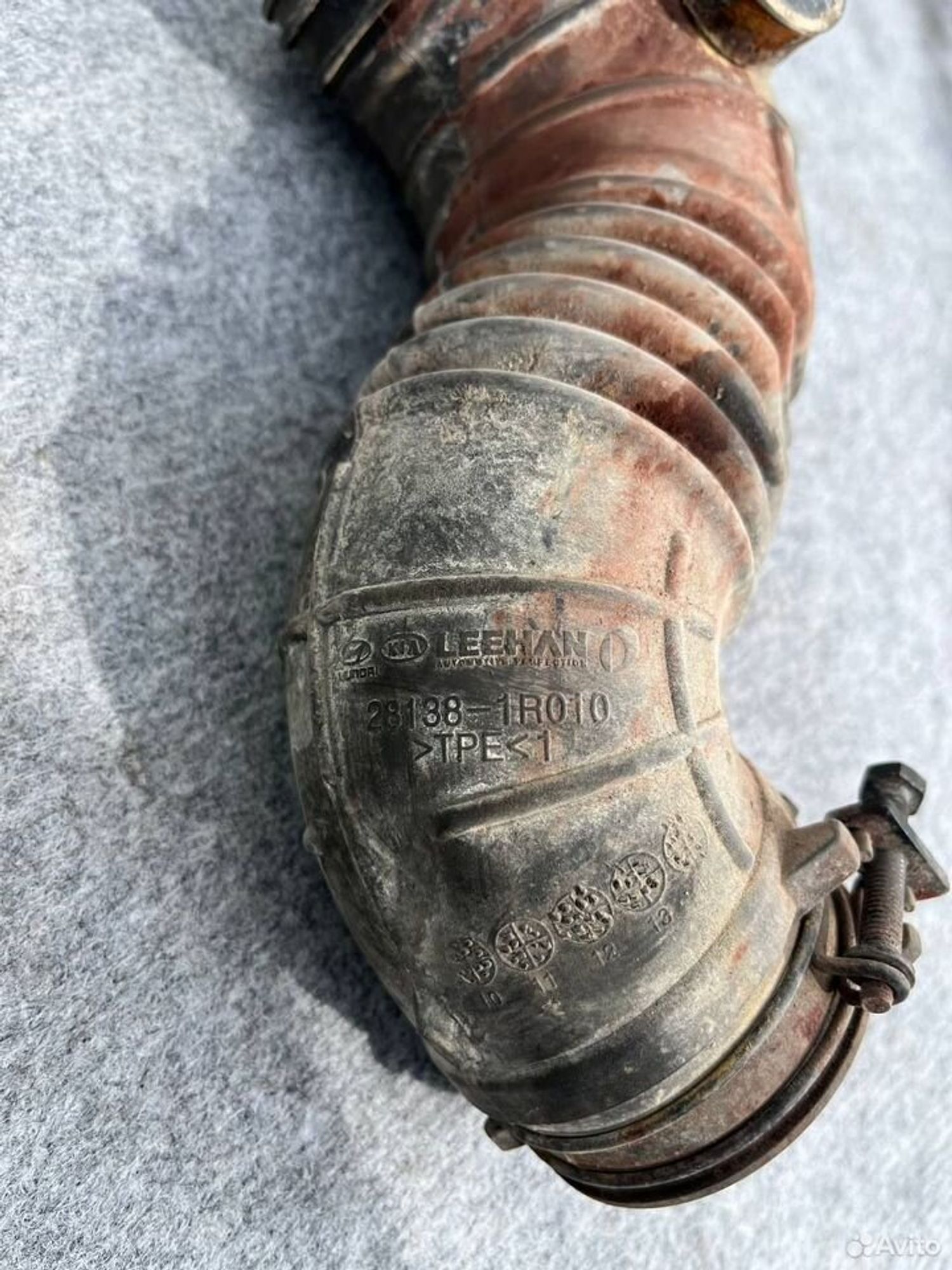 Патрубок воздушного фильтра Hyundai Solaris 1, 1000 рублей, Семиозерка