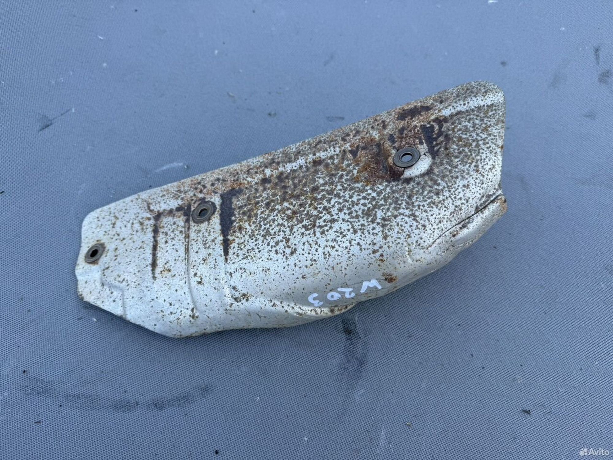 Тепловой экран коллектора Mercedes w203, 1000 рублей, Семиозерка