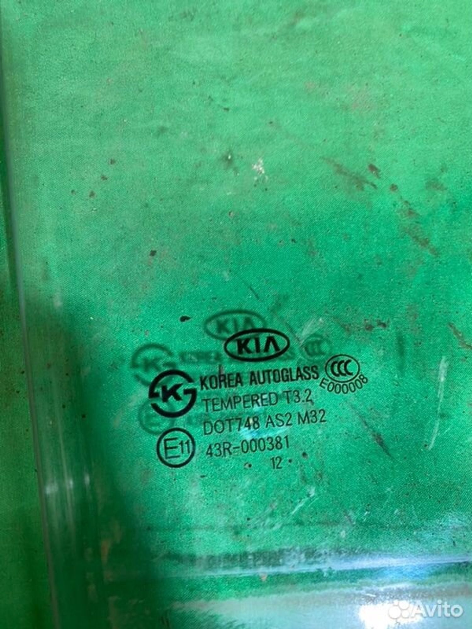 Стекло двери заднее правое Kia Picanto 2 G4LA 2013, 1500 рублей, Семиозерка