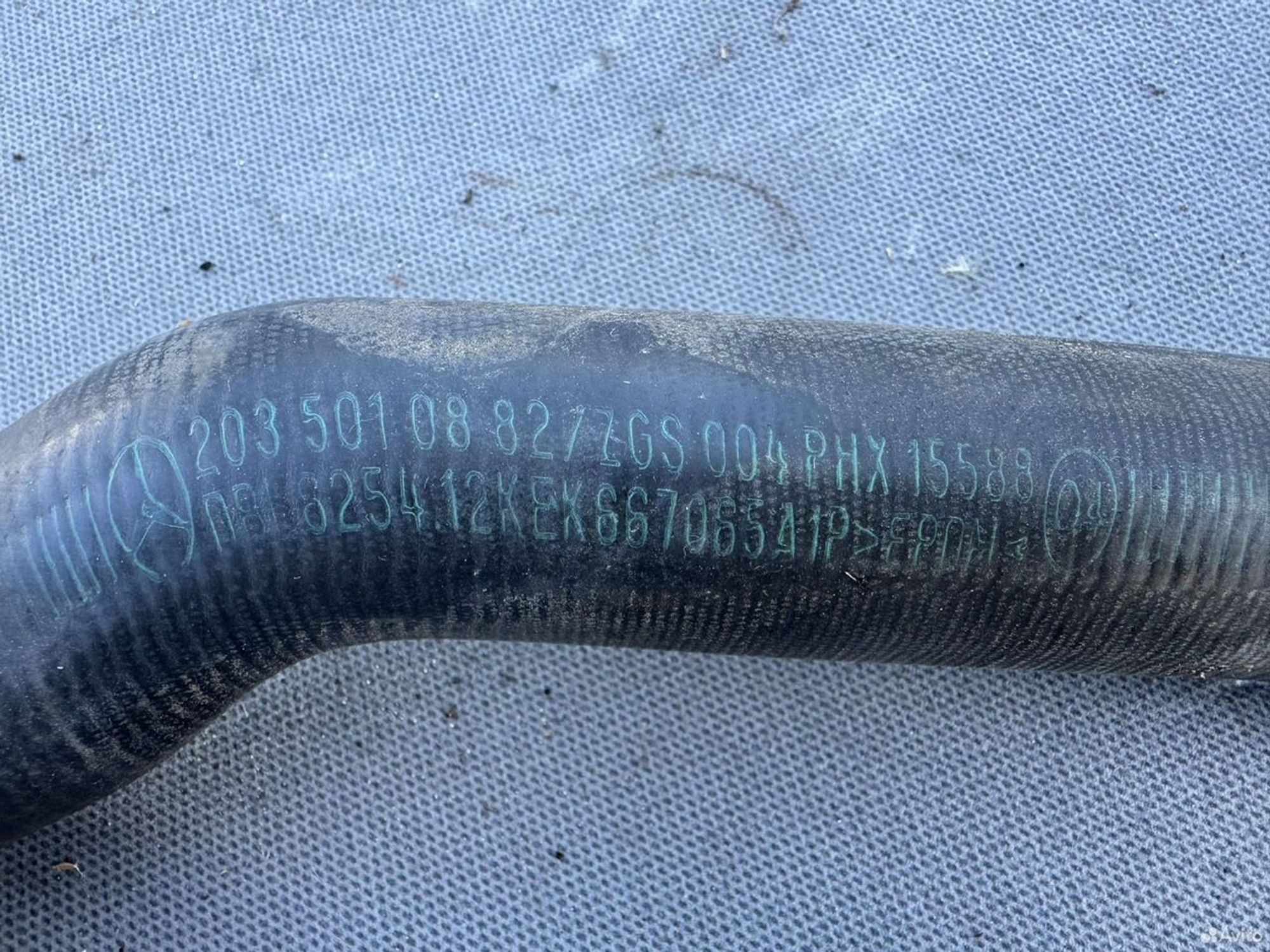 Патрубок системы охлаждения Mercedes W203 CL203, 1100 рублей, Семиозерка