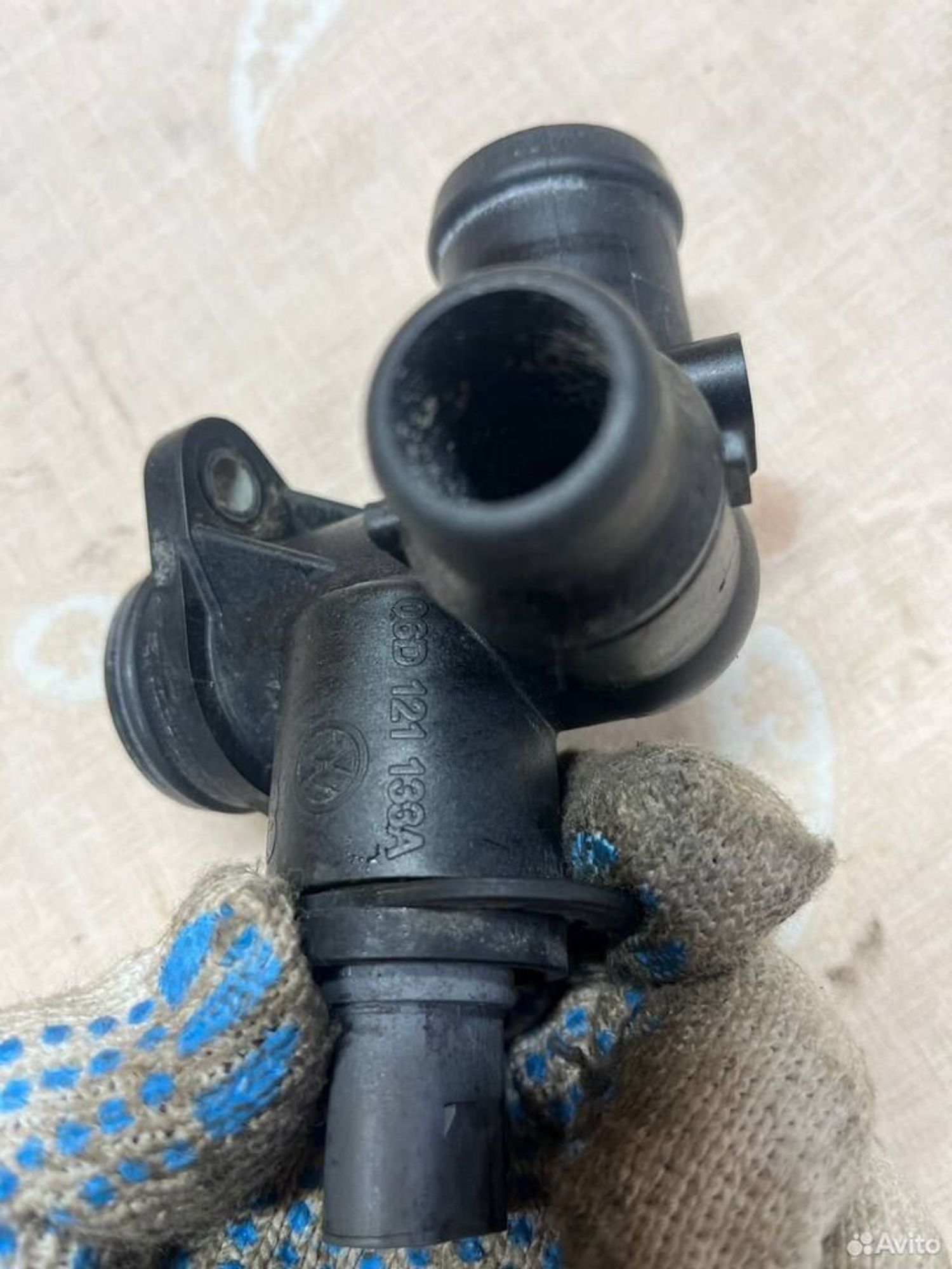 Фланец системы охлаждения Audi a4, 1000 рублей, Семиозерка