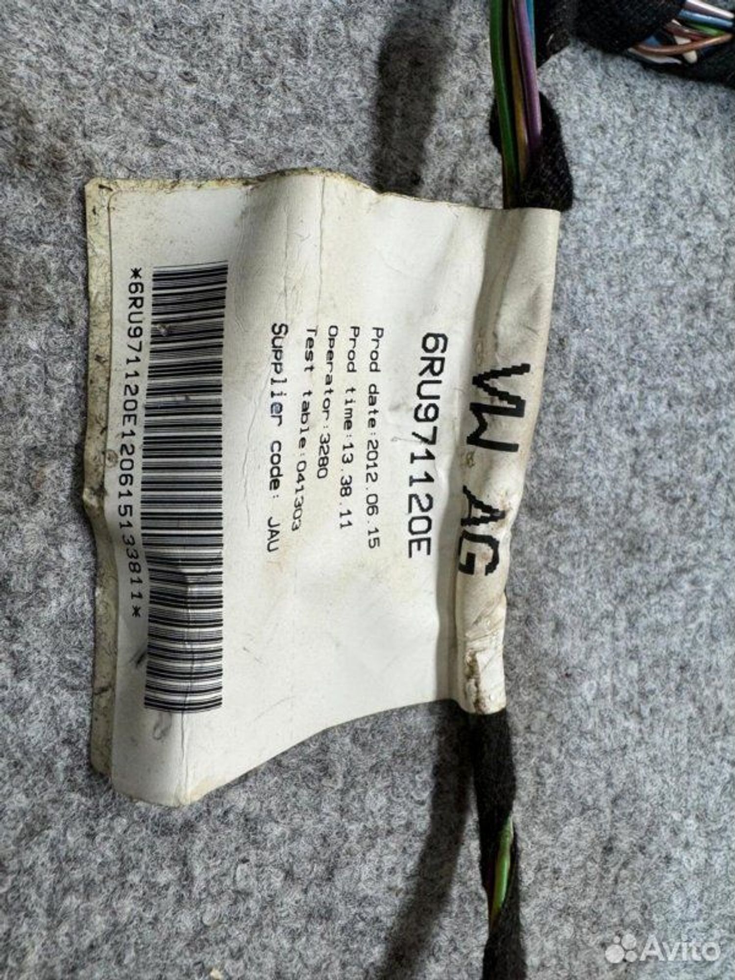 Проводка двери передняя левая Volkswagen Polo CFN, 1500 рублей, Семиозерка