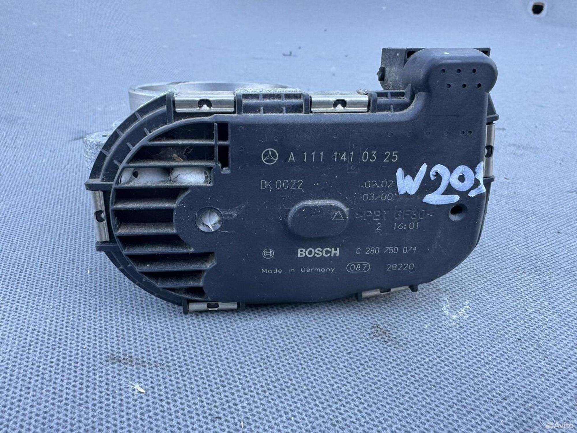 Дроссельная заслонка W203 CL203, 7000 рублей, Семиозерка