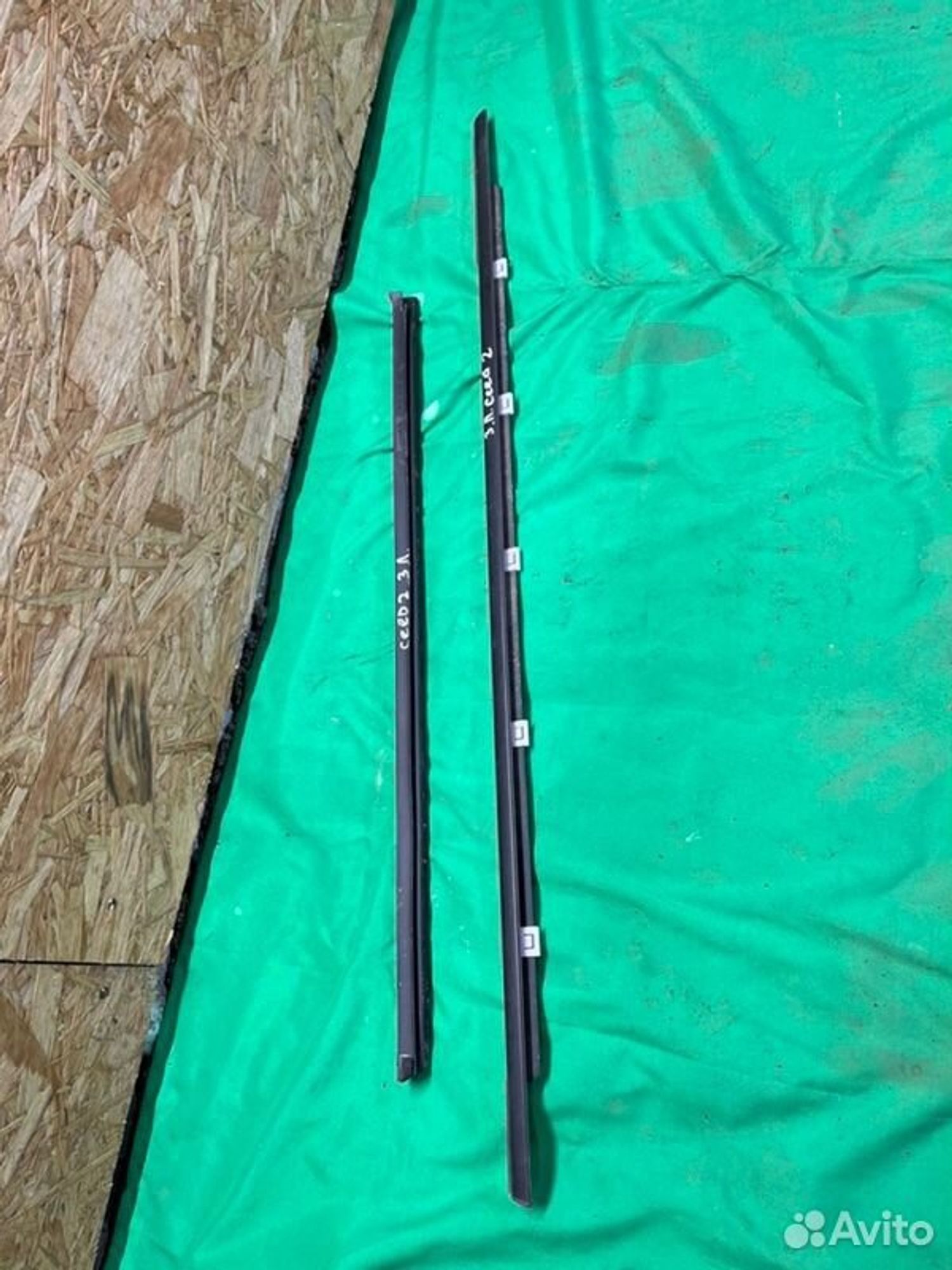 Уплотнитель стекла двери задний левый Kia Ceed JD, 1200 рублей, Семиозерка