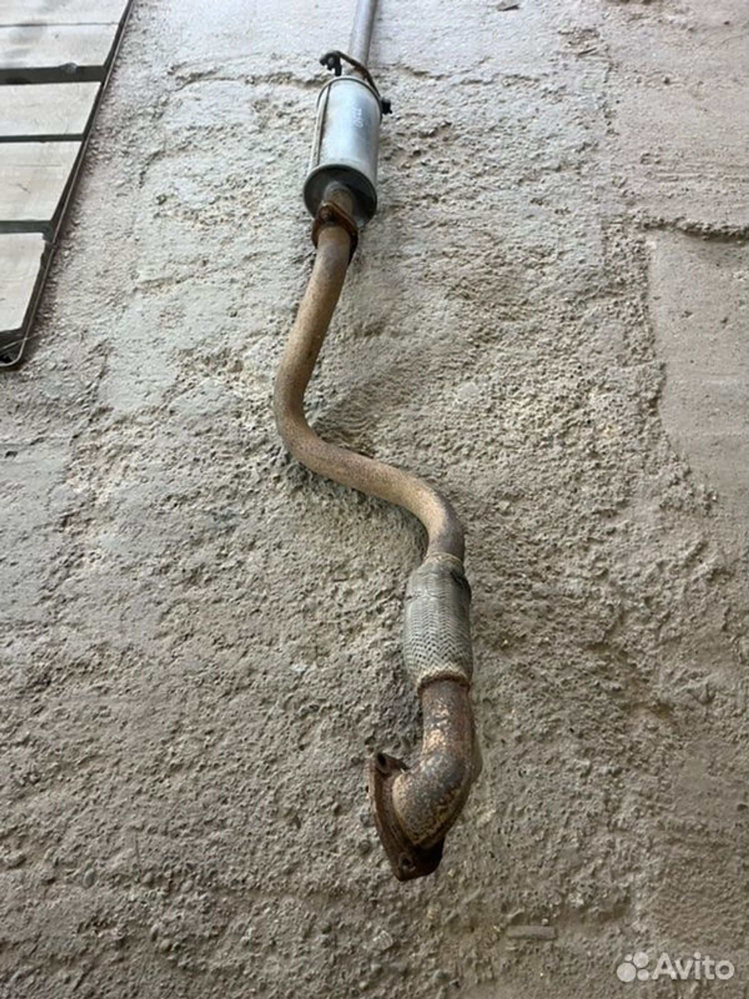 Глушитель в сборе Chevrolet Aveo T250 F14D3 2006, 4500 рублей, Семиозерка