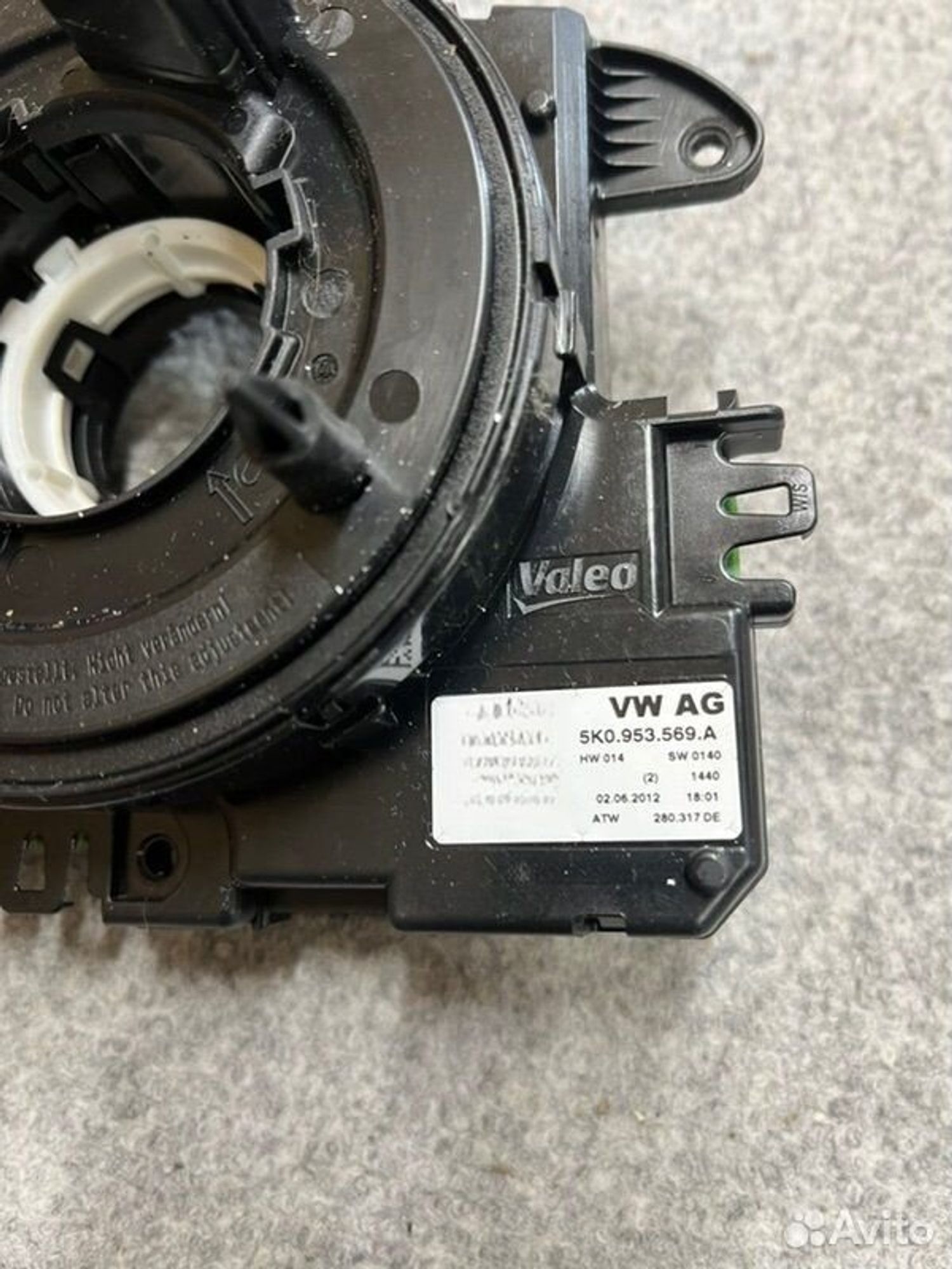 Шлейф-лента подушки безопасности Volkswagen Tiguan, 8000 рублей, Семиозерка