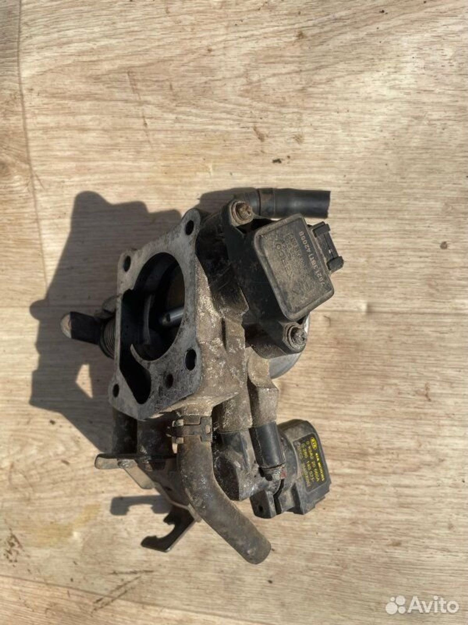 Дроссельная заслонка Kia Spectra SD S6D 2007, 1000 рублей, Семиозерка