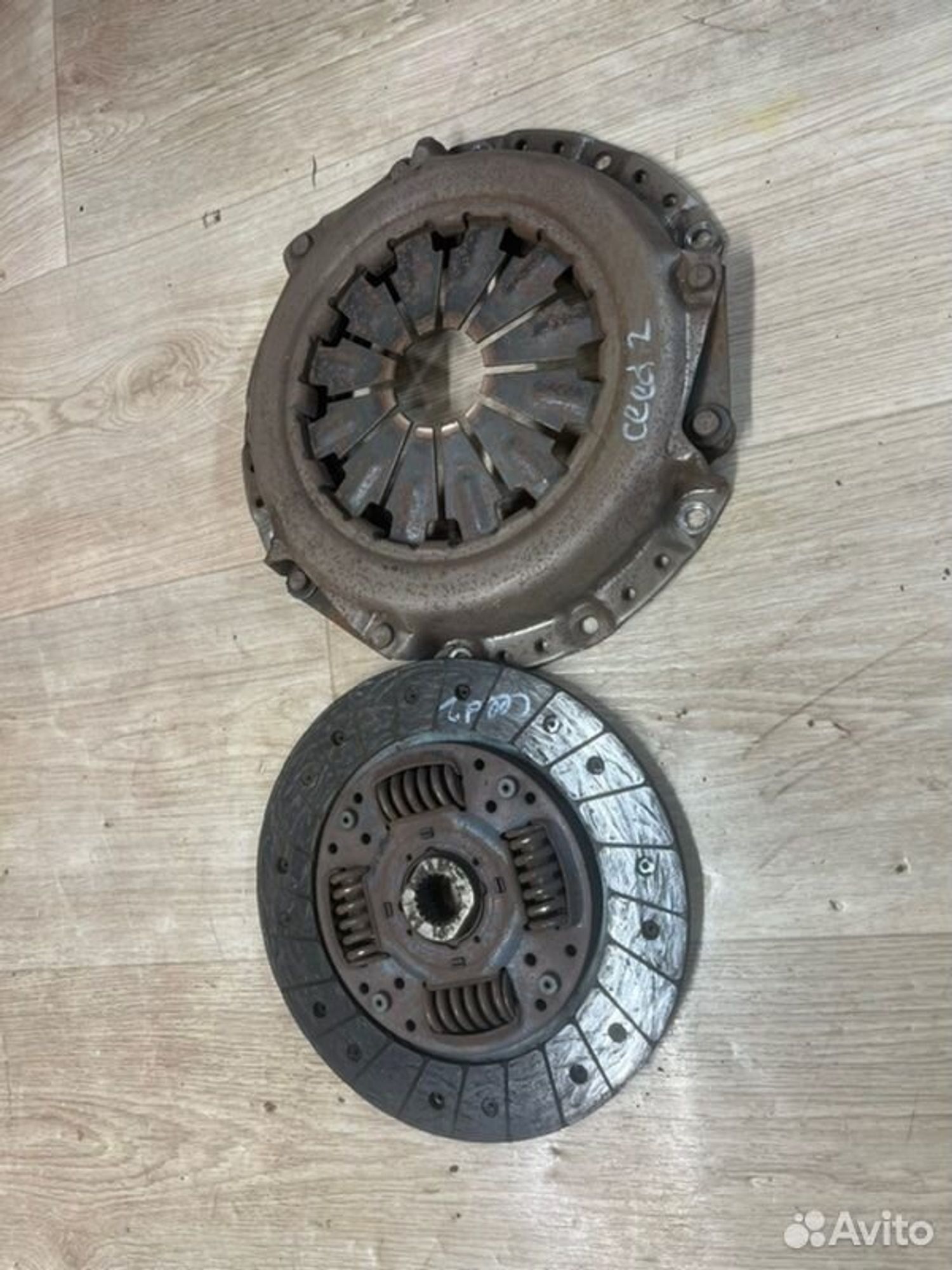 Комплект сцепления Kia Ceed JD G4FG 2013, 2000 рублей, Семиозерка