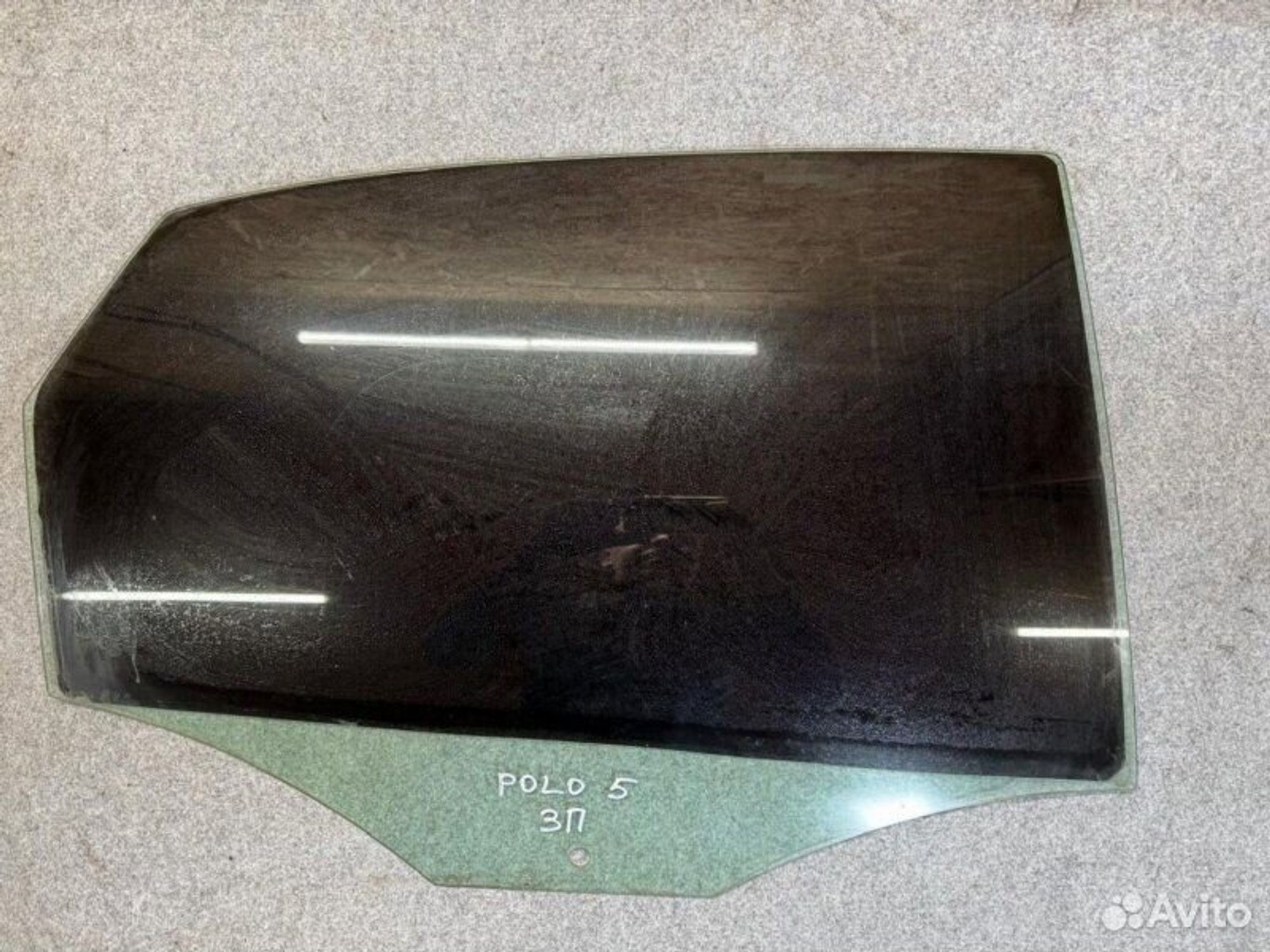 Стекло двери заднее правое Volkswagen Polo CFN, 2000 рублей, Семиозерка